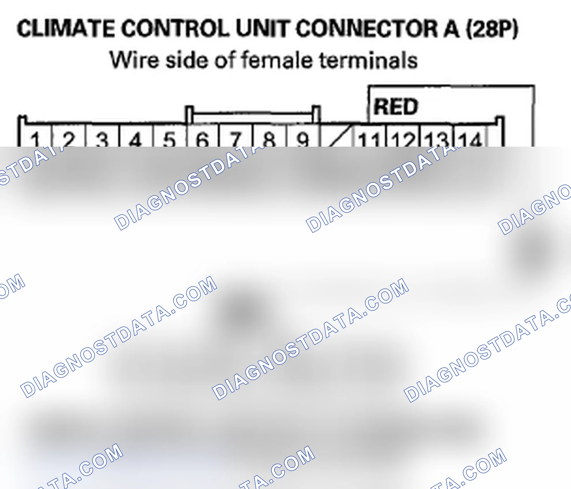 Scheme 23: DTC B121A or DTC indicator G and A/C ON: An Open in the Mode Control Motor Circuit