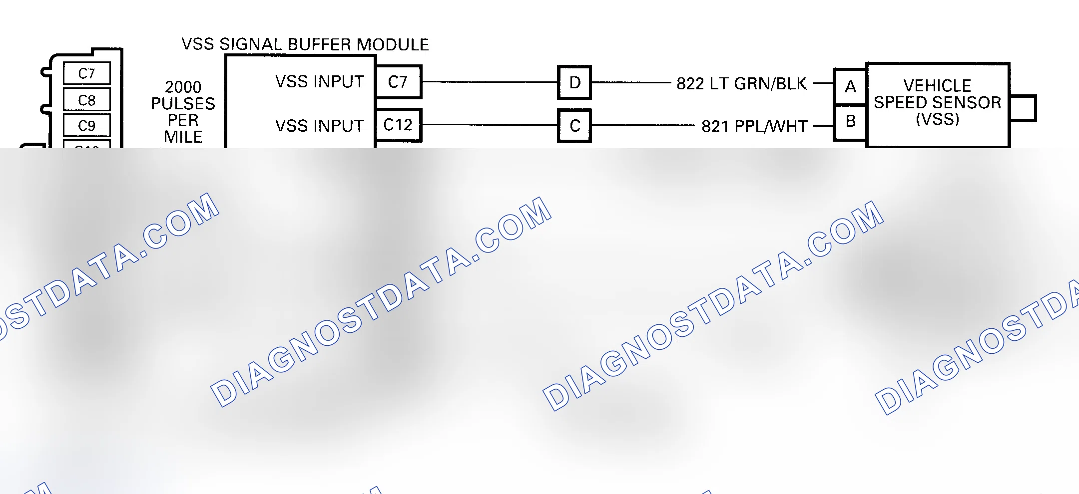 Scheme 75: Code 72 Schematic ("C", "G" & "K" Series) VSS Circuit Loss Transmission Output Signal