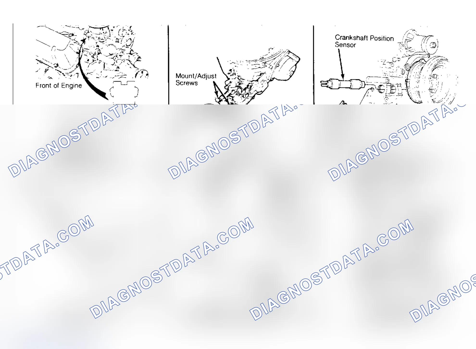 Scheme 61: Electronic Engine Control Sensors