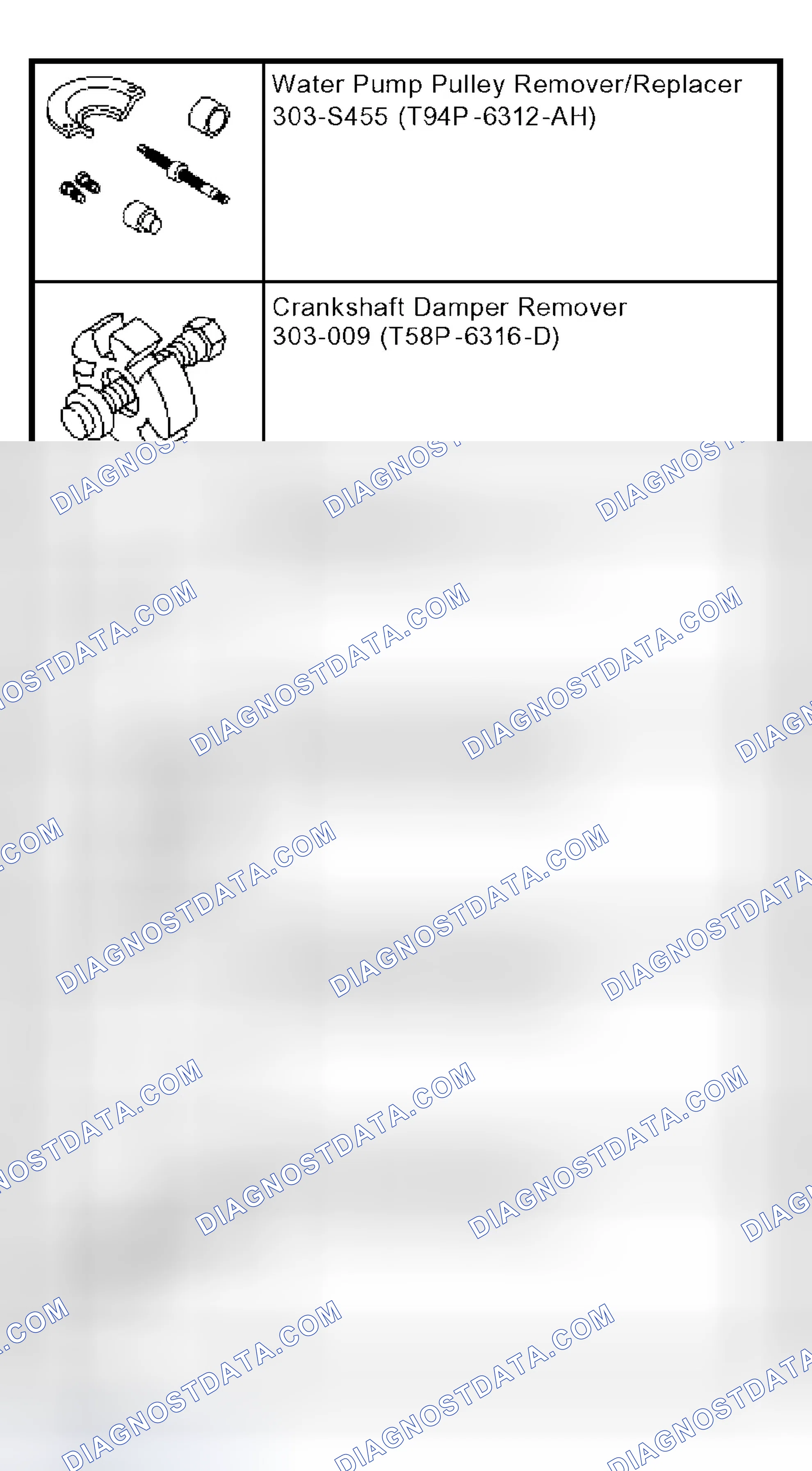 Scheme 323: Special Tool(s)