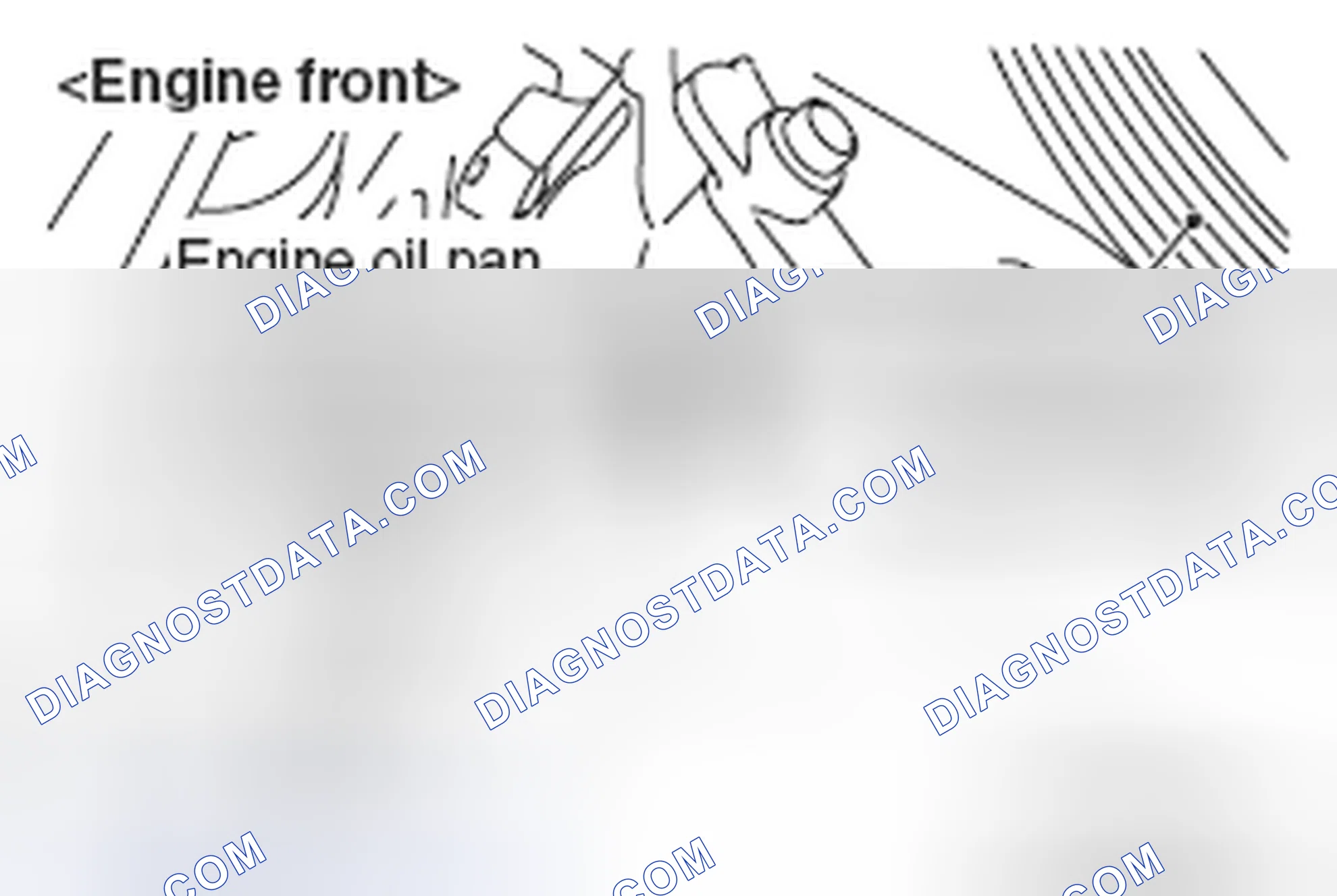 Scheme 28: B: ENGINE OIL PAN REMOVAL