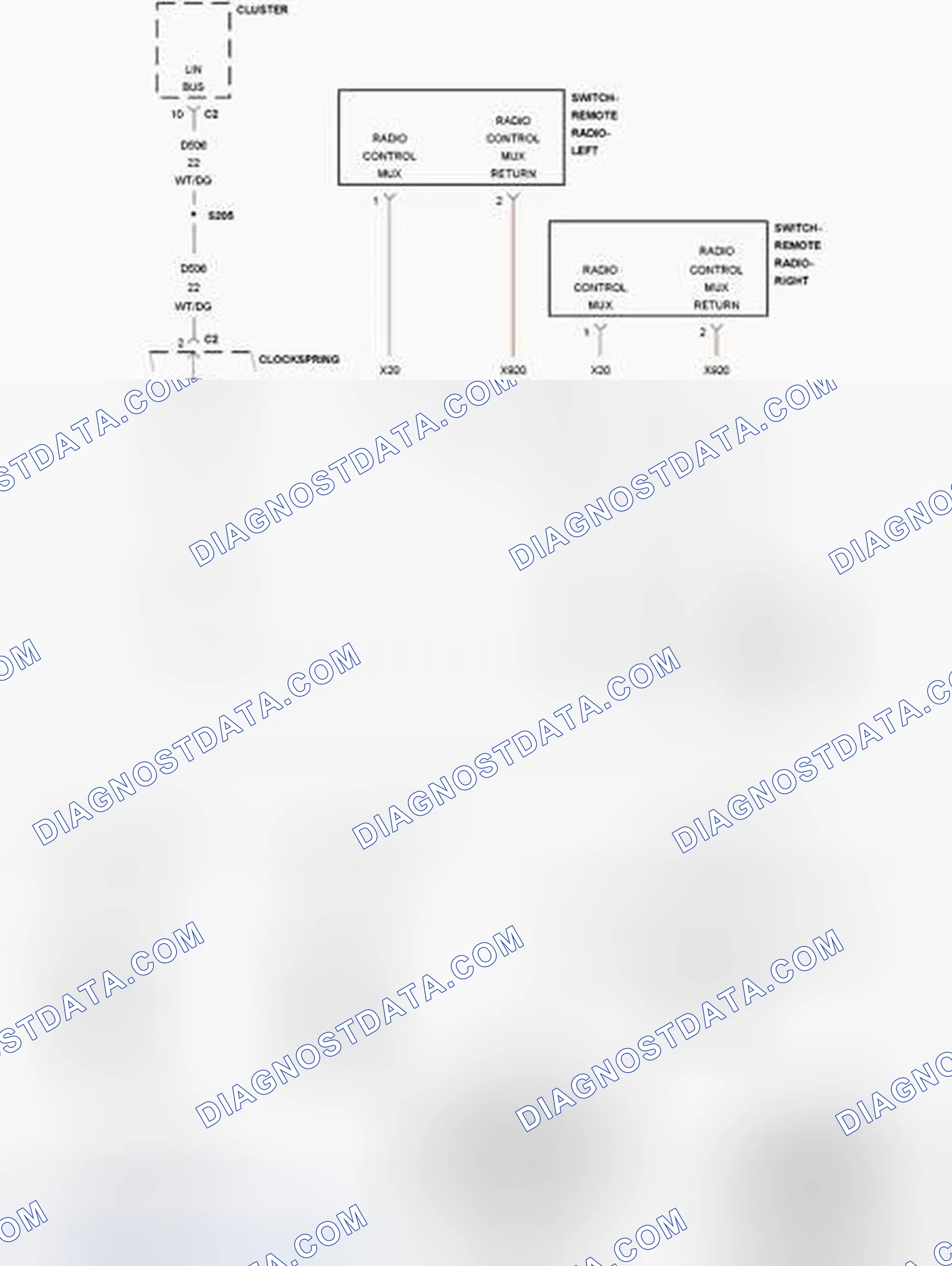 Scheme 25: B1427-REMOTE RADIO SWITCH INPUT CIRCUIT HIGH - WITH EVIC