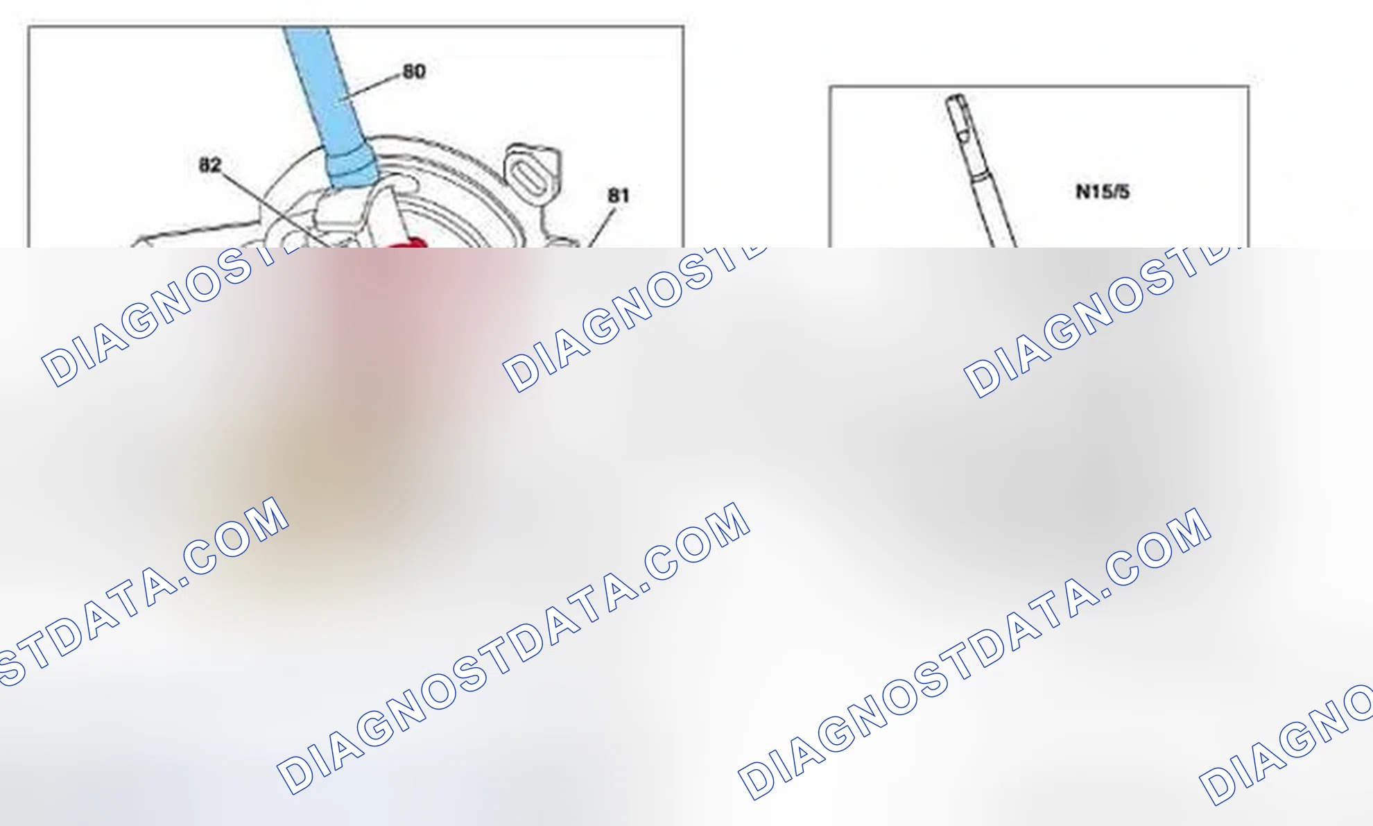 Scheme 71: Identifying Selector Lever, Spring Body And Electronic Selector Lever Control Module