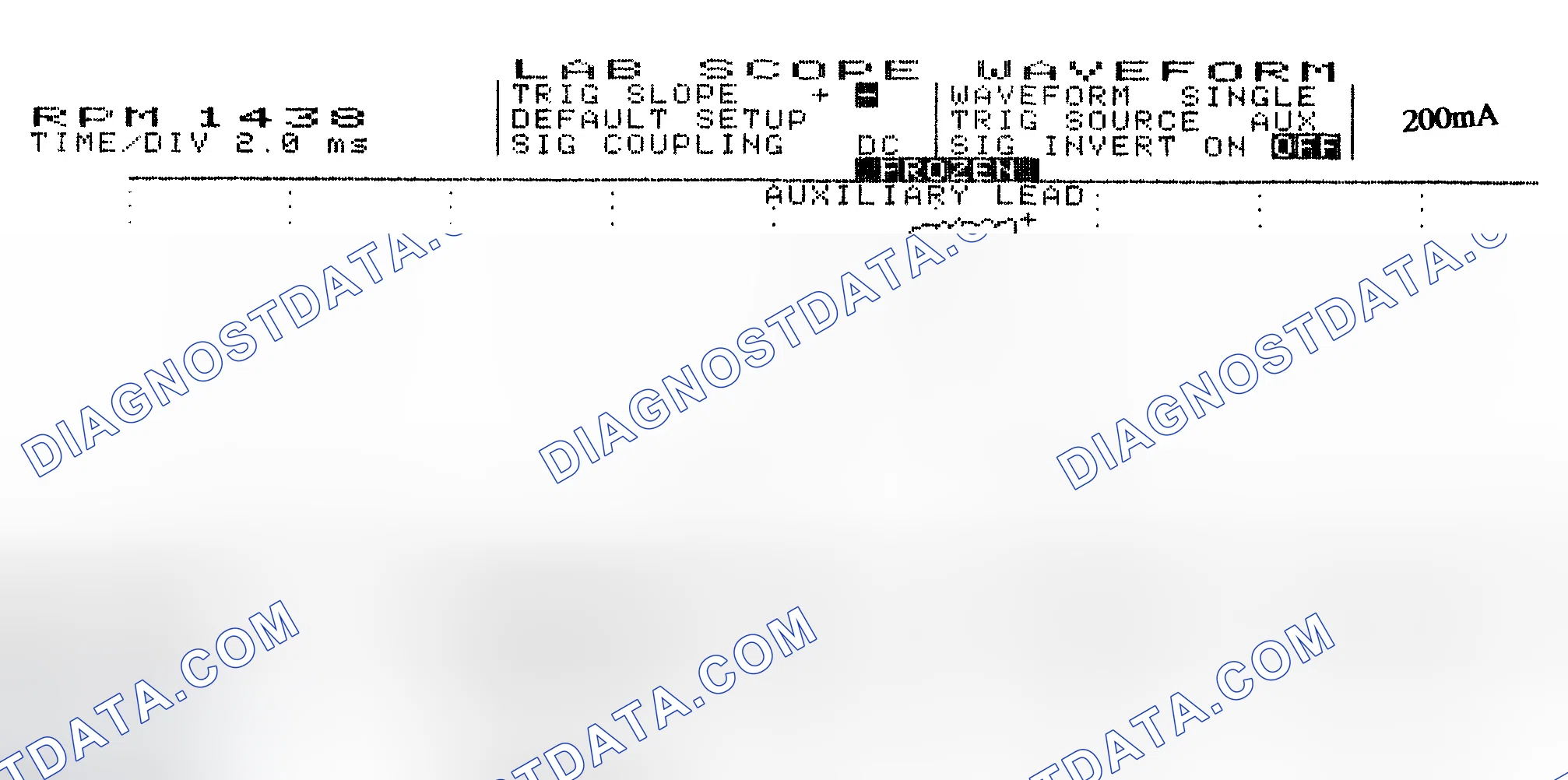 Scheme 15: Single Injector w/Normal Current Flow - Current Pattern