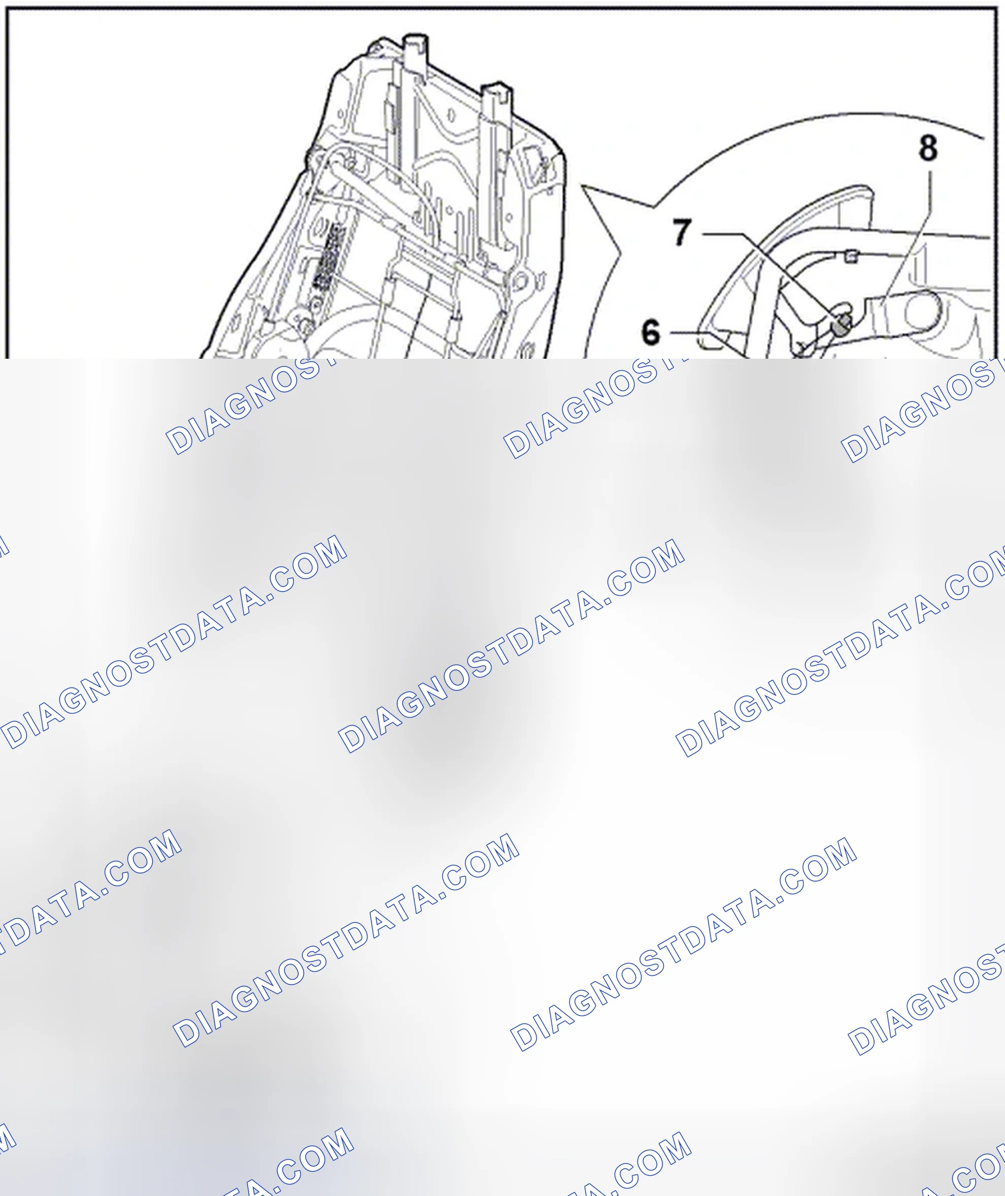 Scheme 83: BACKREST RELEASE, 2-DOOR