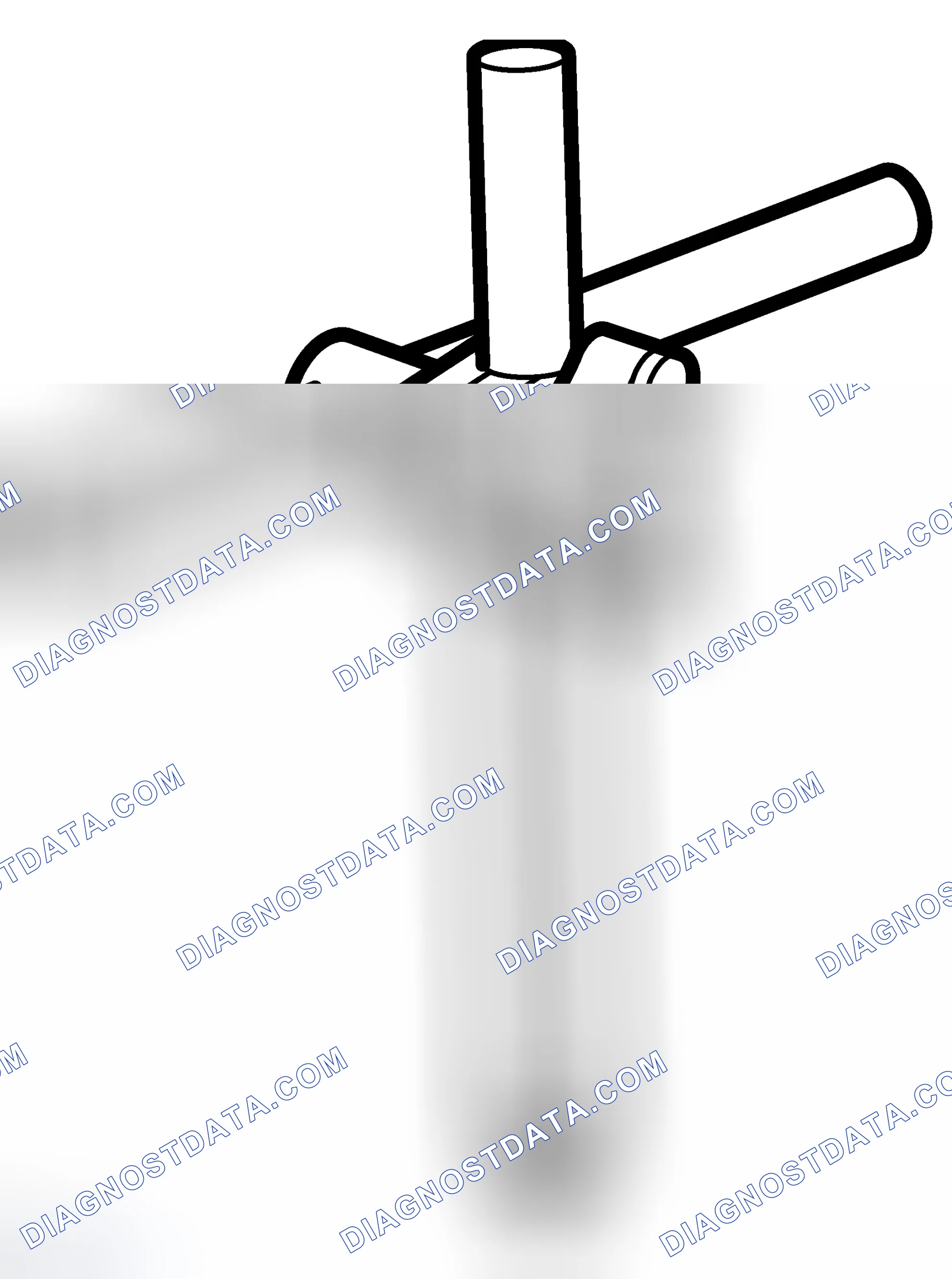 Scheme 376: 87 90 727 Bracket, dial gauge
