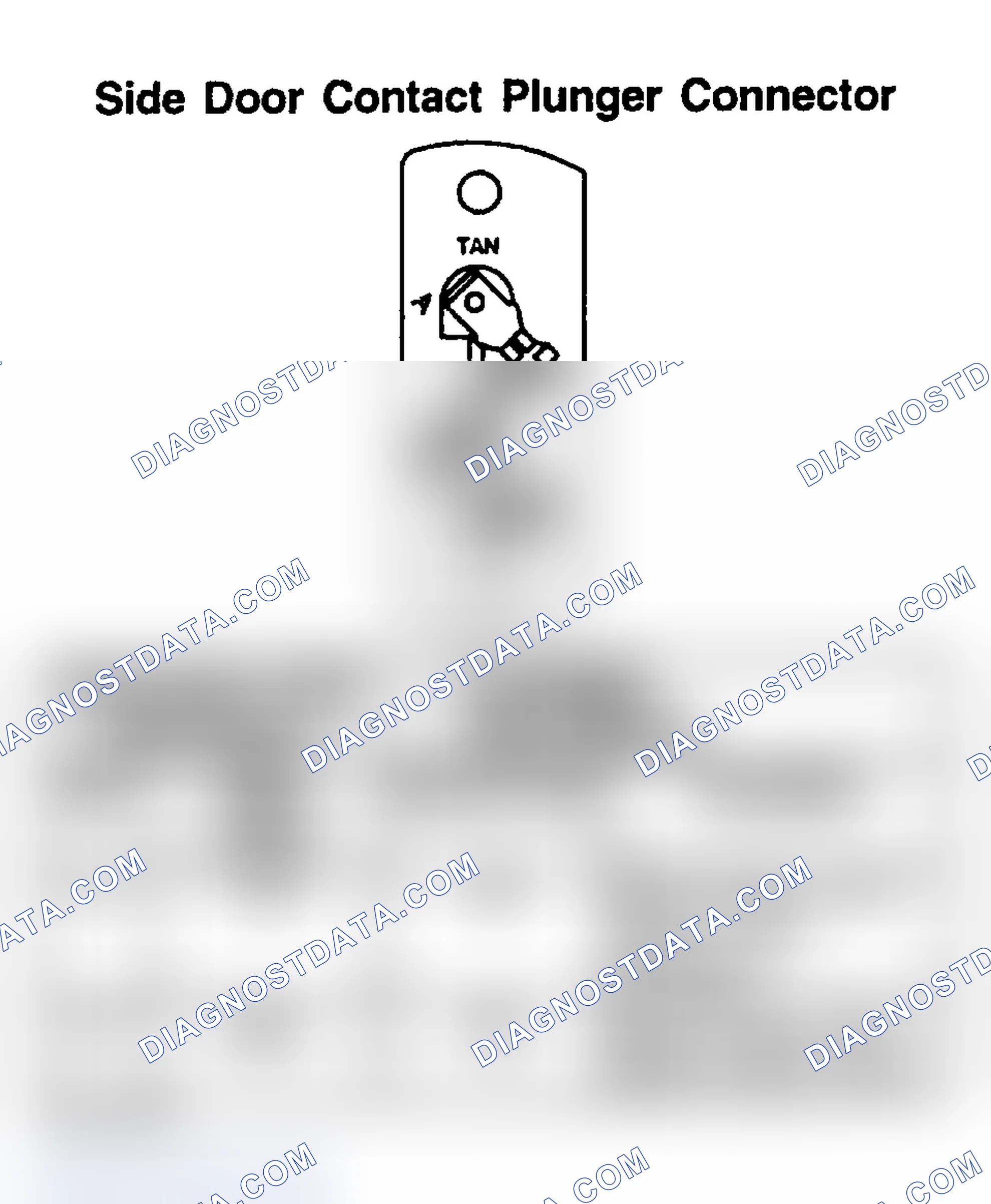 Scheme 244: SIDE DOOR CONTACT PLUNGER