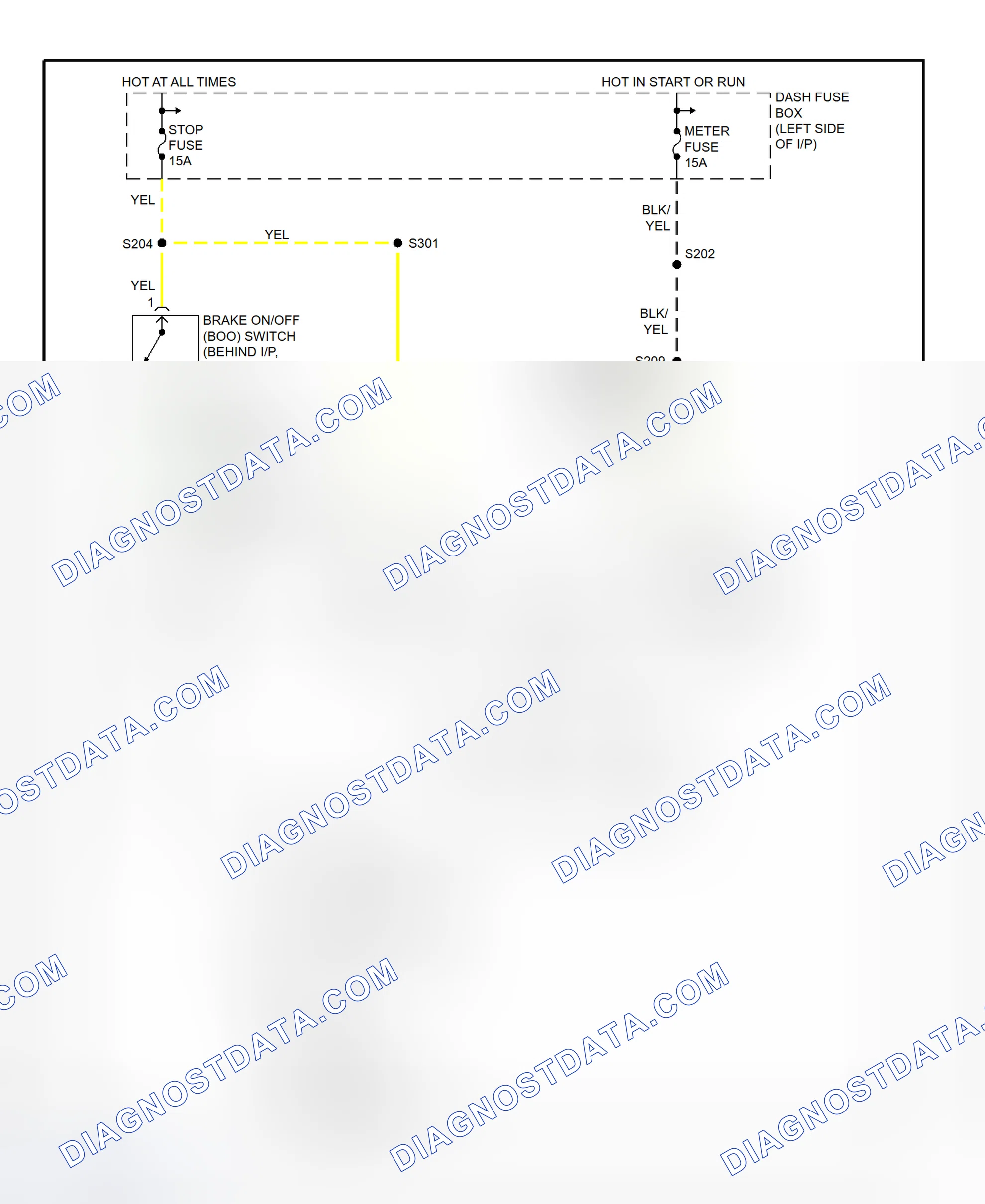 Scheme 68: Shift Interlock System Wiring Diagram (1997 Aspire)