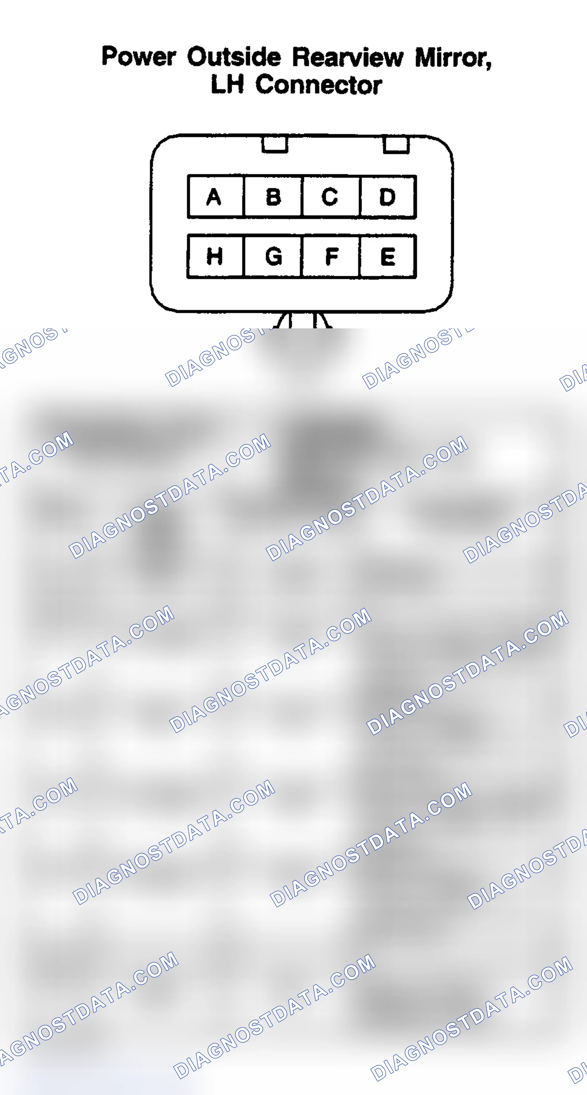 Scheme 219: POWER OUTSIDE REARVIEW MIRROR (LH)