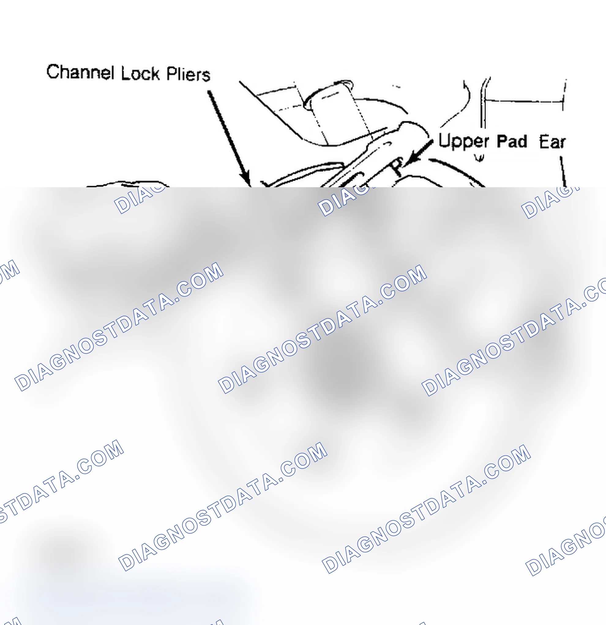 Scheme 14: Clinching Ears of Outboard Pad