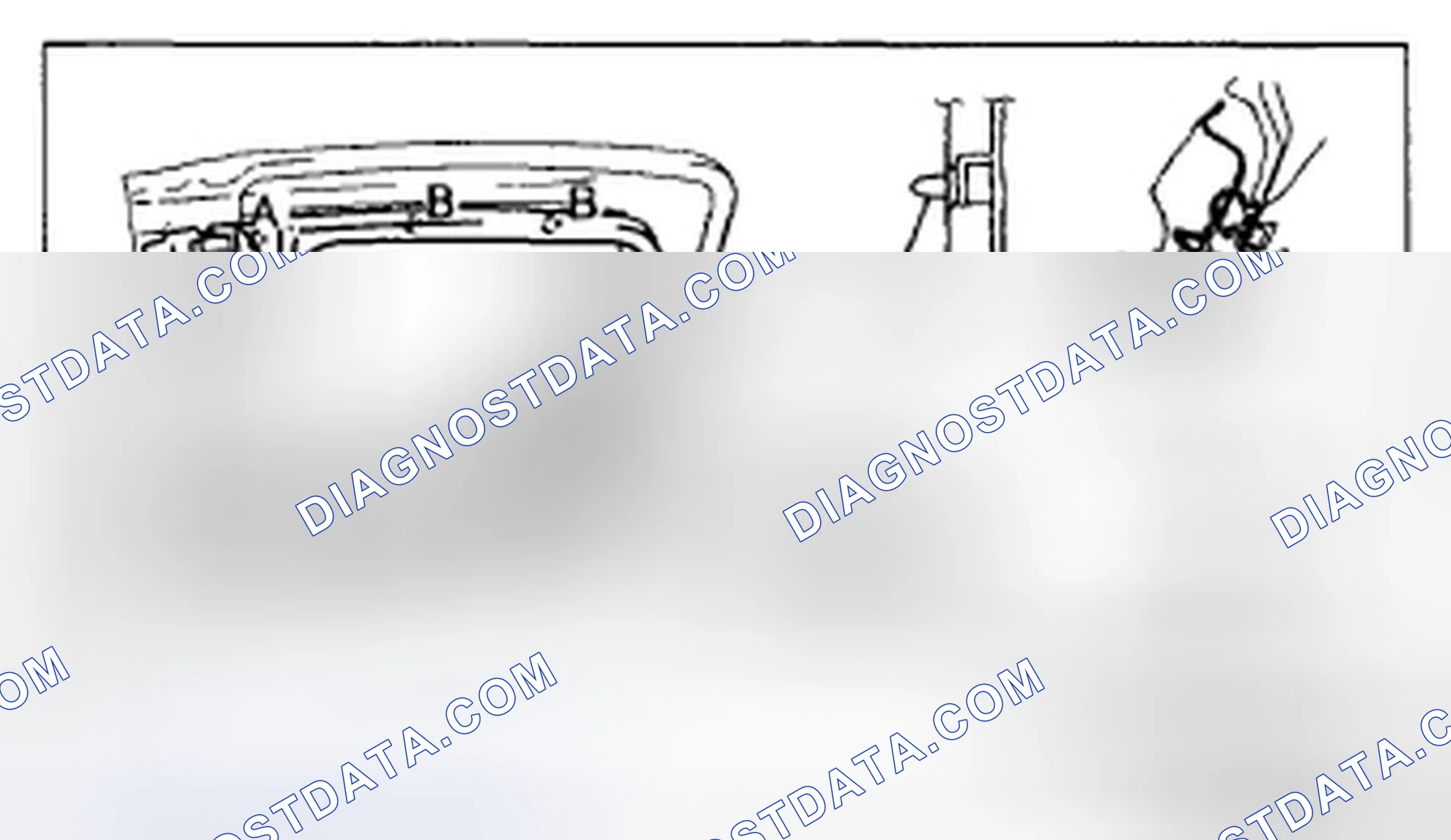 Scheme 74: REAR DOOR UPPER TRIM REMOVAL/INSTALLATION