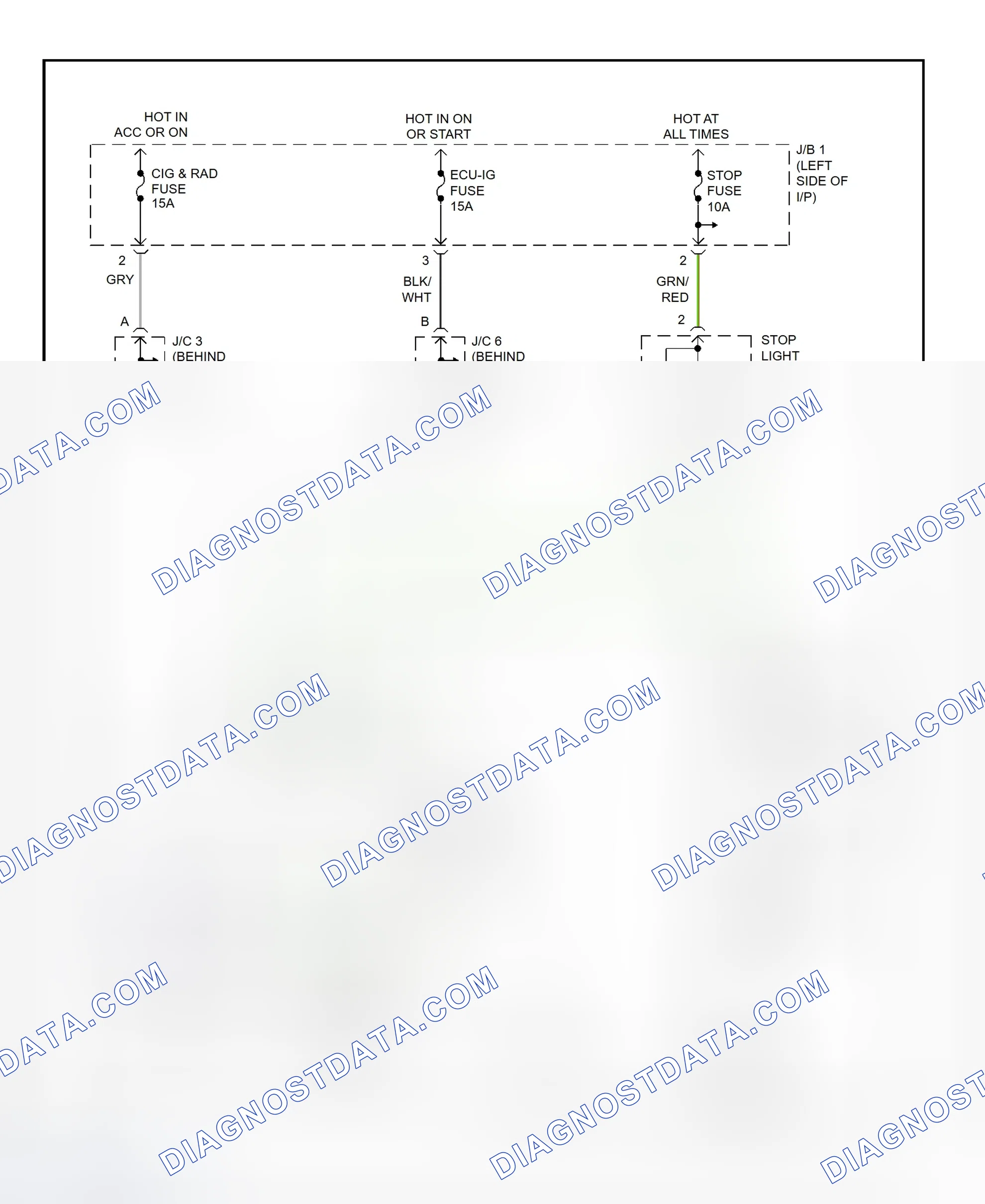 Scheme 8: Shift Interlock System Wiring Diagram (1996 LX450)