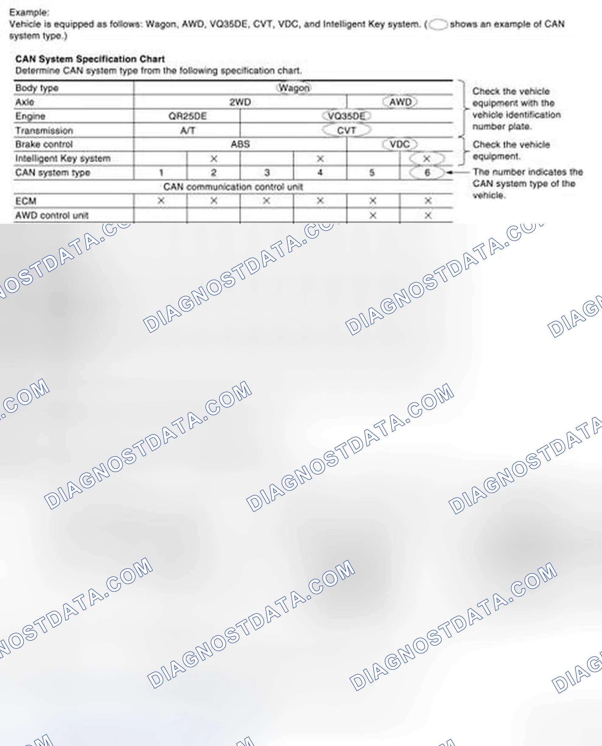 Scheme 1: CAN System Type Specification Chart (Style A)