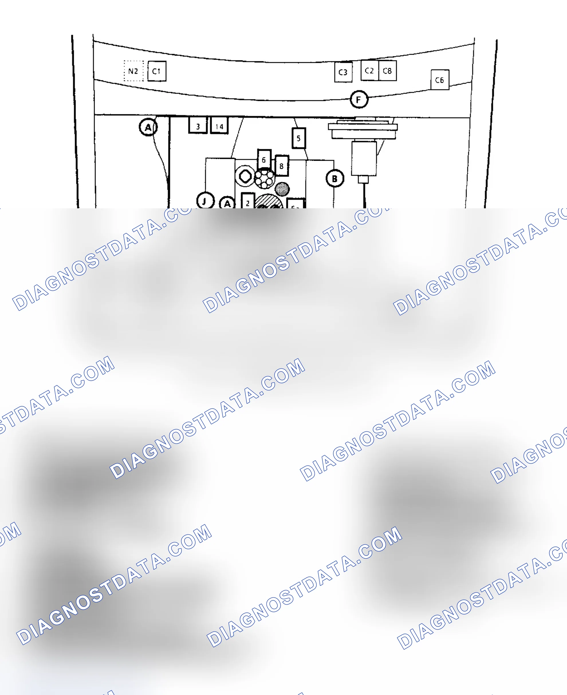 Scheme 147: Component Locations for "C/K" Series 5.0L & 5.7L