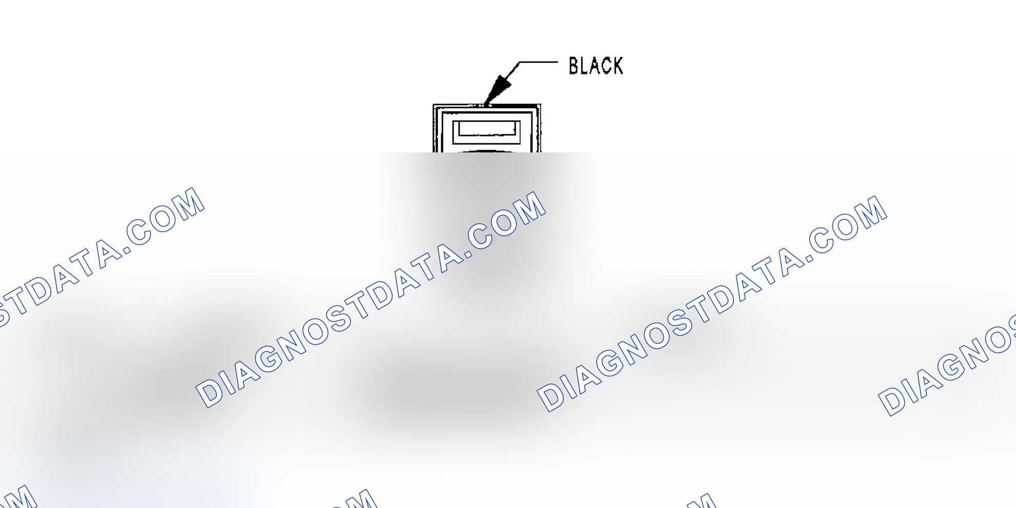 Scheme 380: 4WD SWITCH (MANUAL TRANSFER CASE) CONNECTOR END VIEW