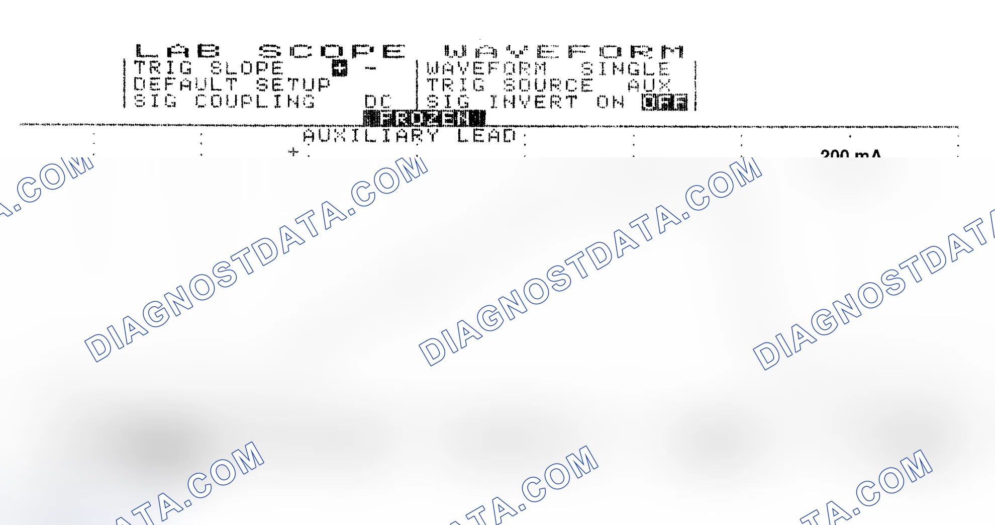 Scheme 13: Single Injector w/Normal Current Flow - Current Pattern