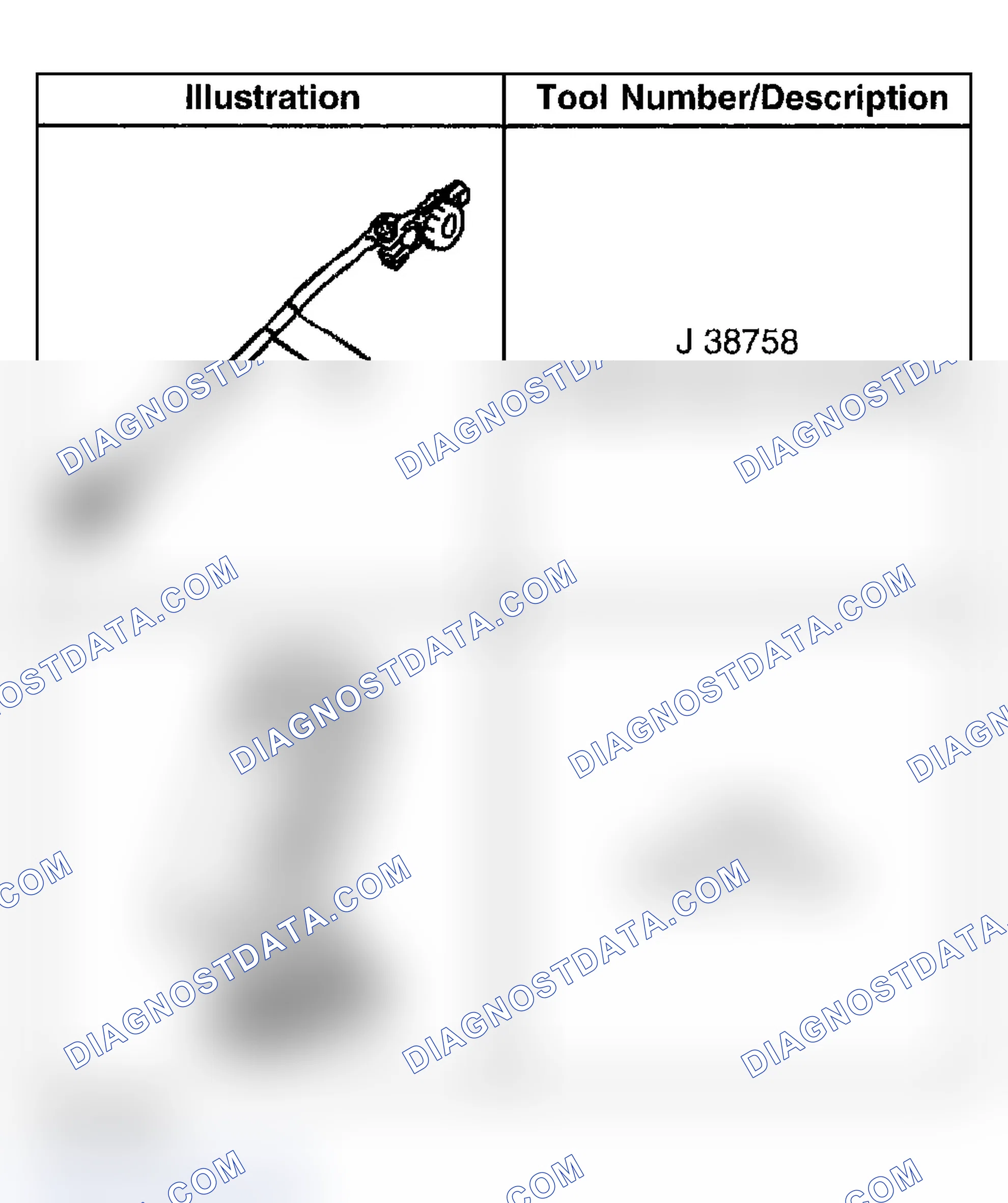 Scheme 79: Special Tools and Equipment
