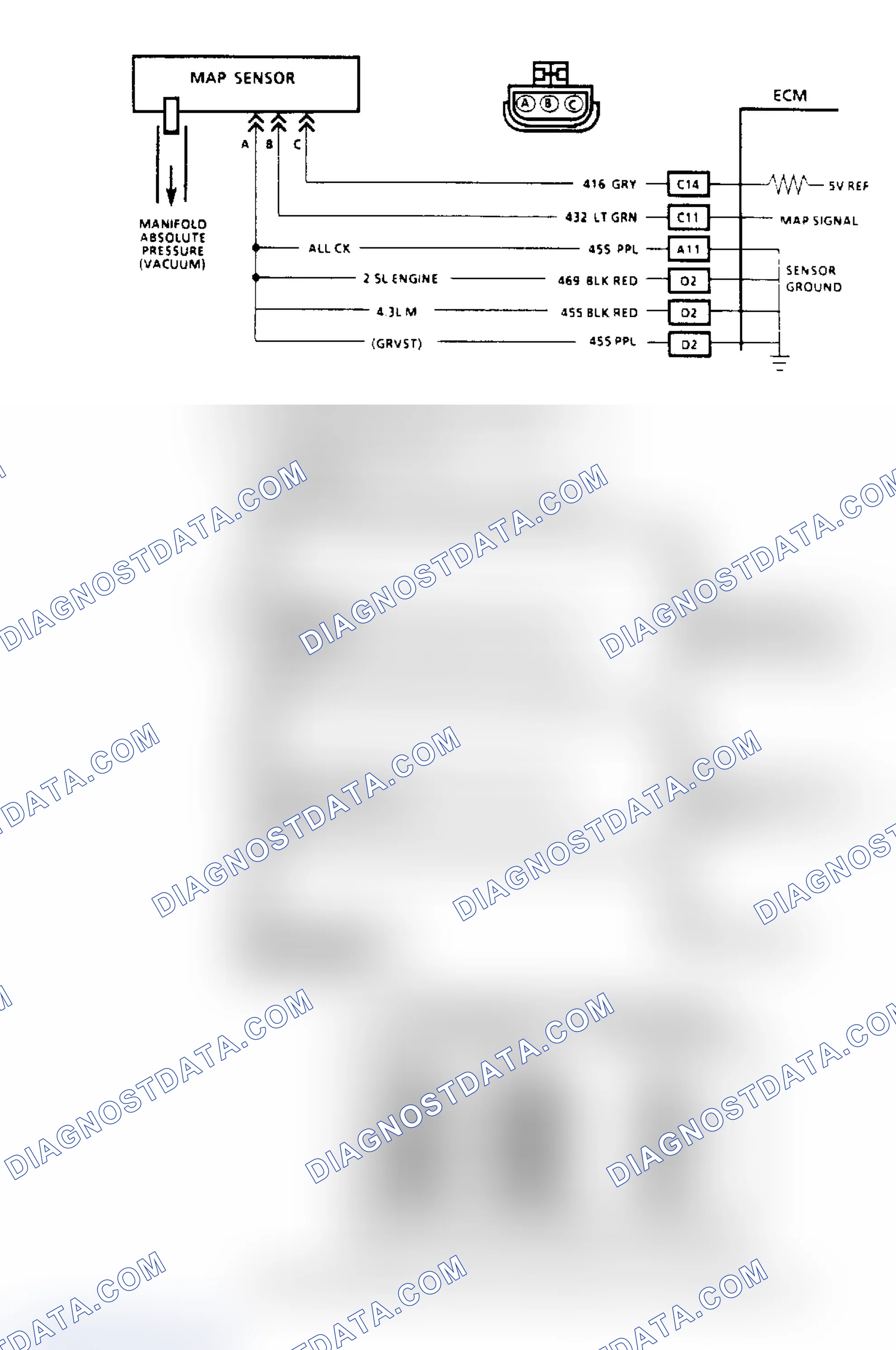 Scheme 66: Code 33, MAP Sensor (Signal Voltage High)