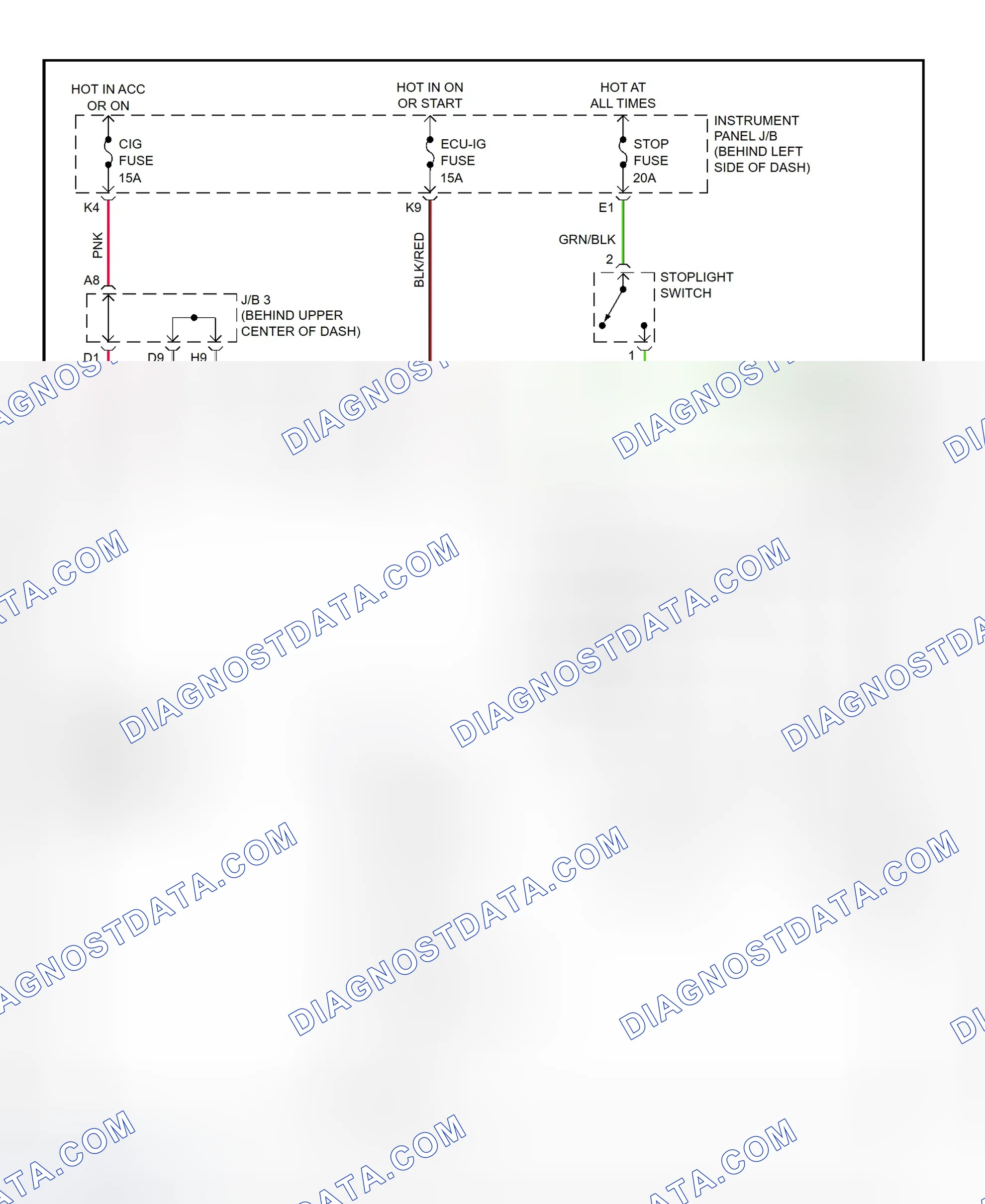 Scheme 315: Shift Interlock System Wiring Diagram (2002 - Lexus RX300)