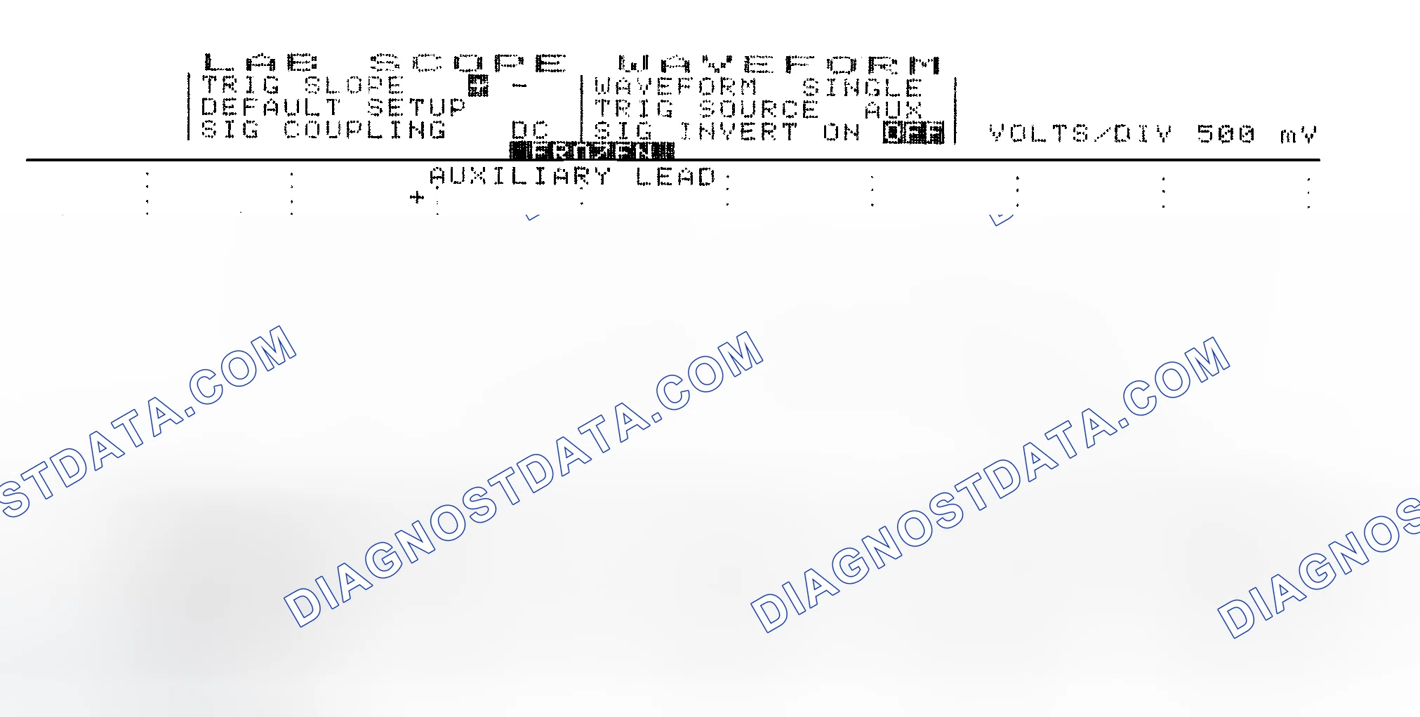 Scheme 14: Single Injector w/Excessive Current Flow - Current Pattern