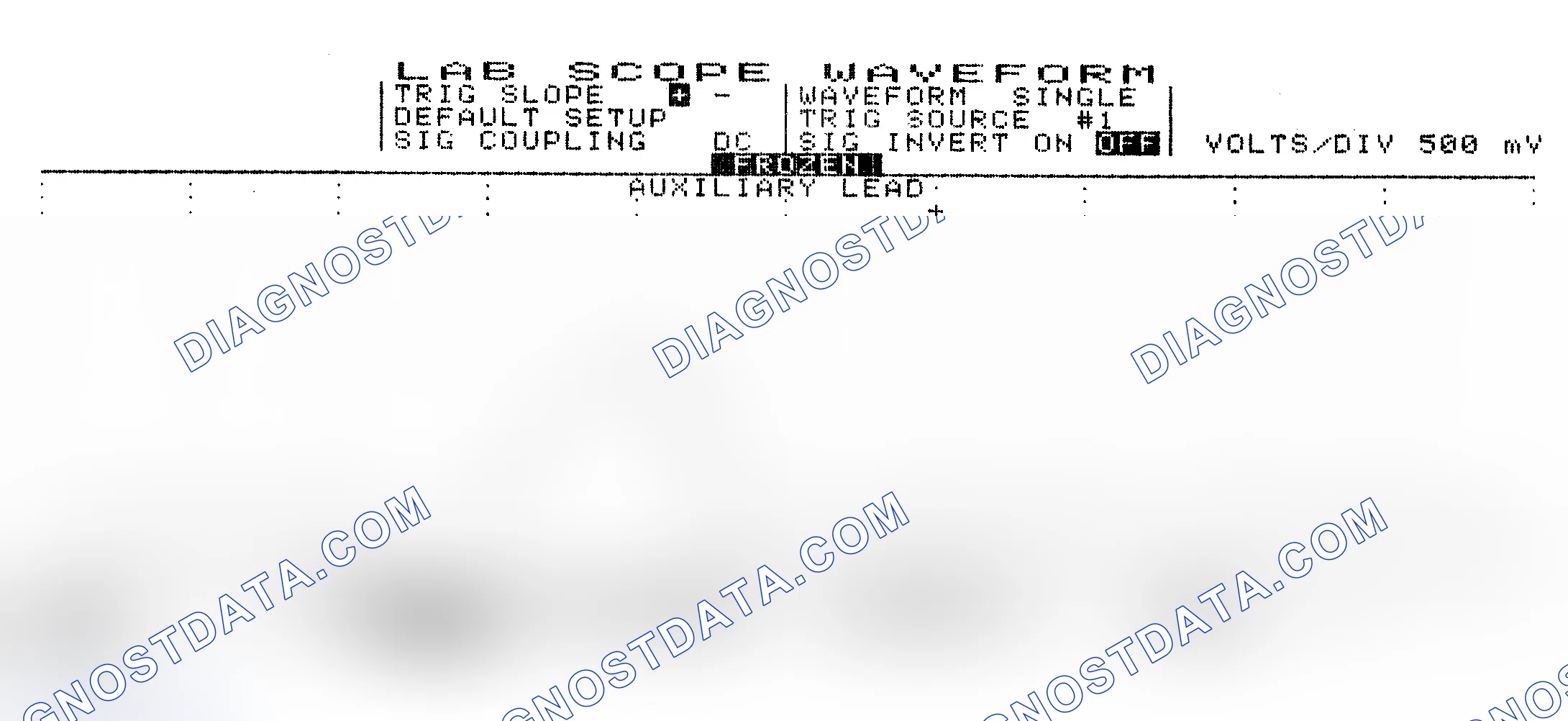 Scheme 10: Single Injector w/Excessive Current Flow - Current Pattern