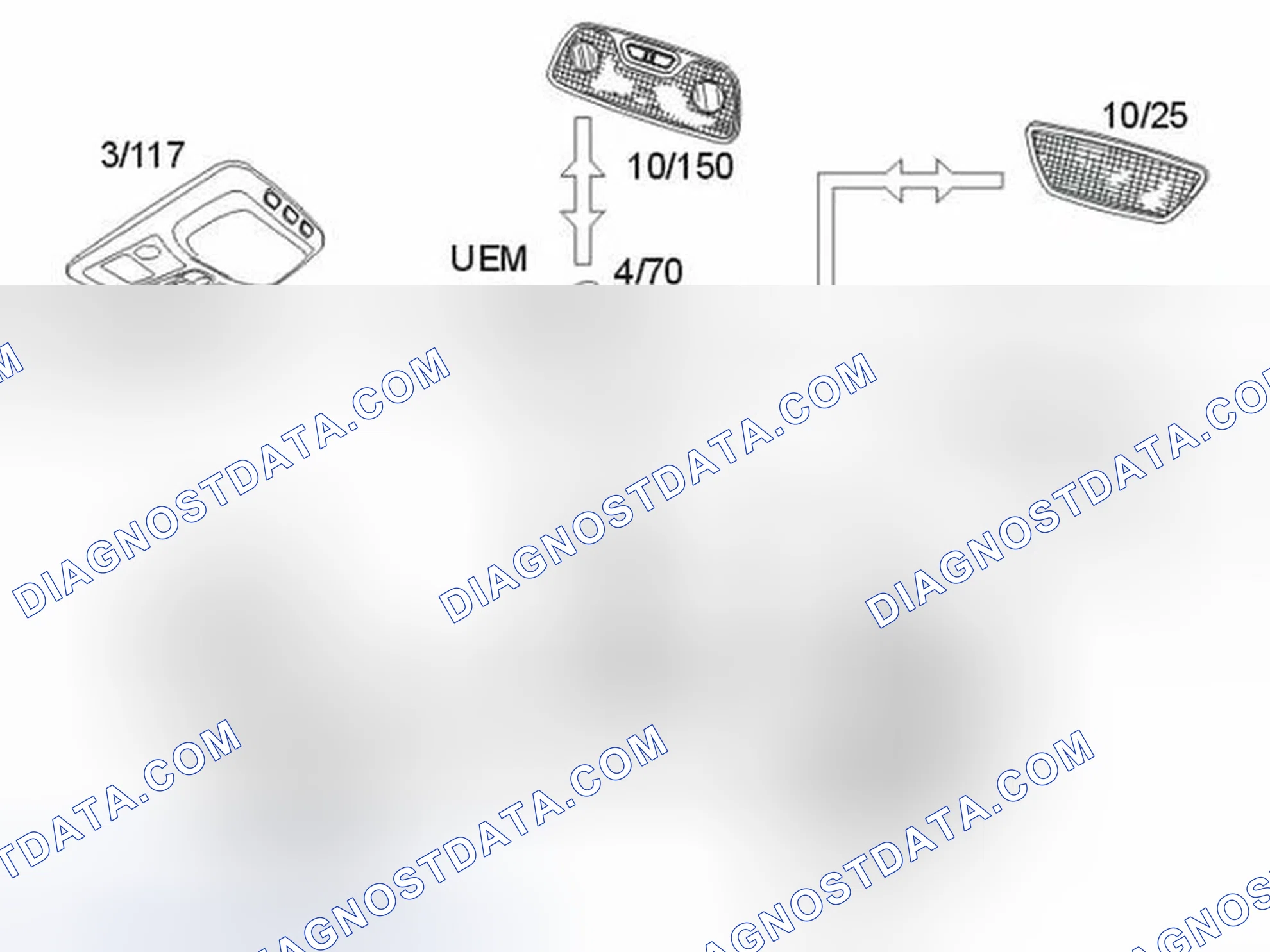 Scheme 1861: Diagnostic trouble code (DTC) information UEM-0038