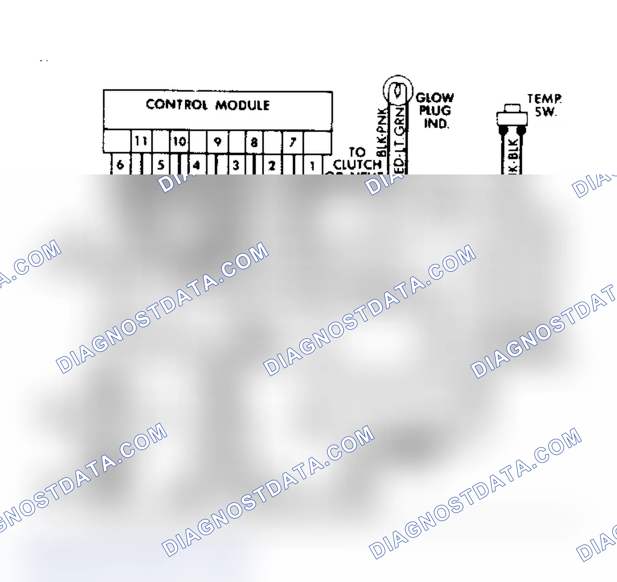 Scheme 16: Ford 2.0L Diesel Glow Plug System Wiring Diagram