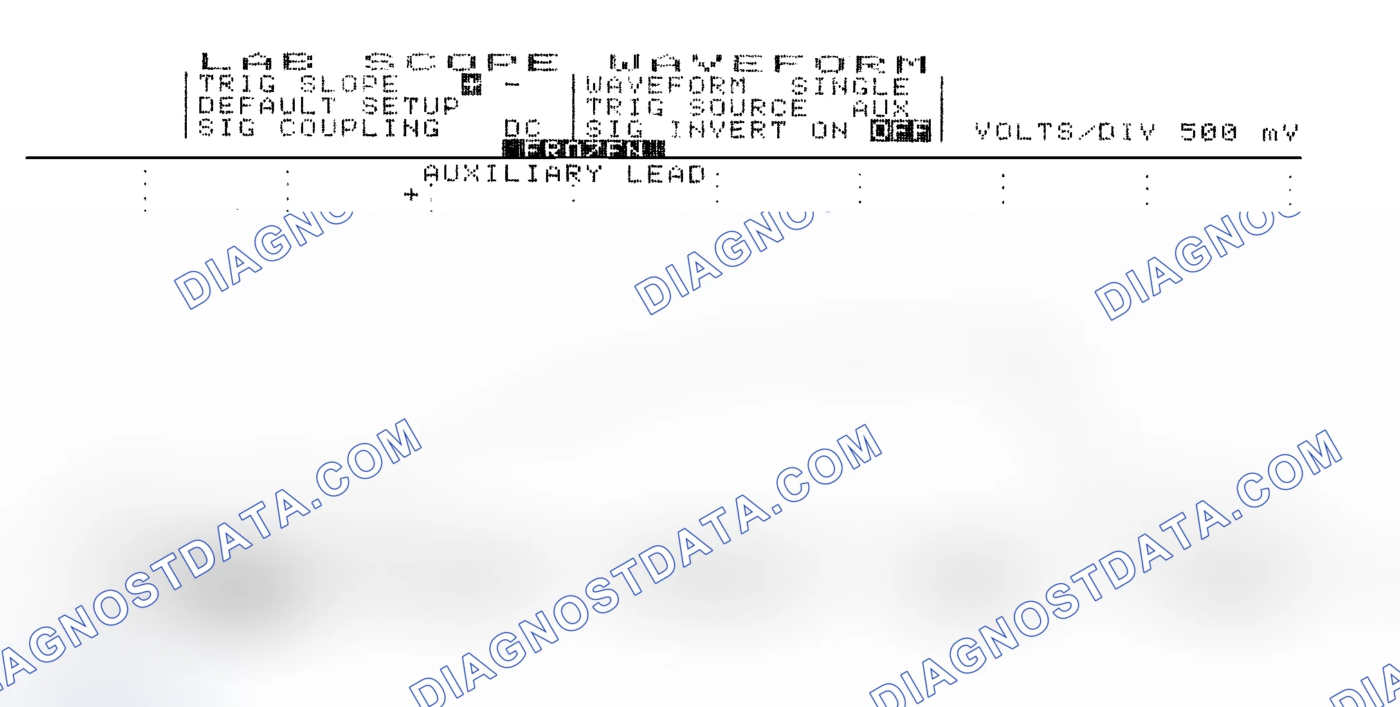 Scheme 14: Single Injector w/Excessive Current Flow - Current Pattern