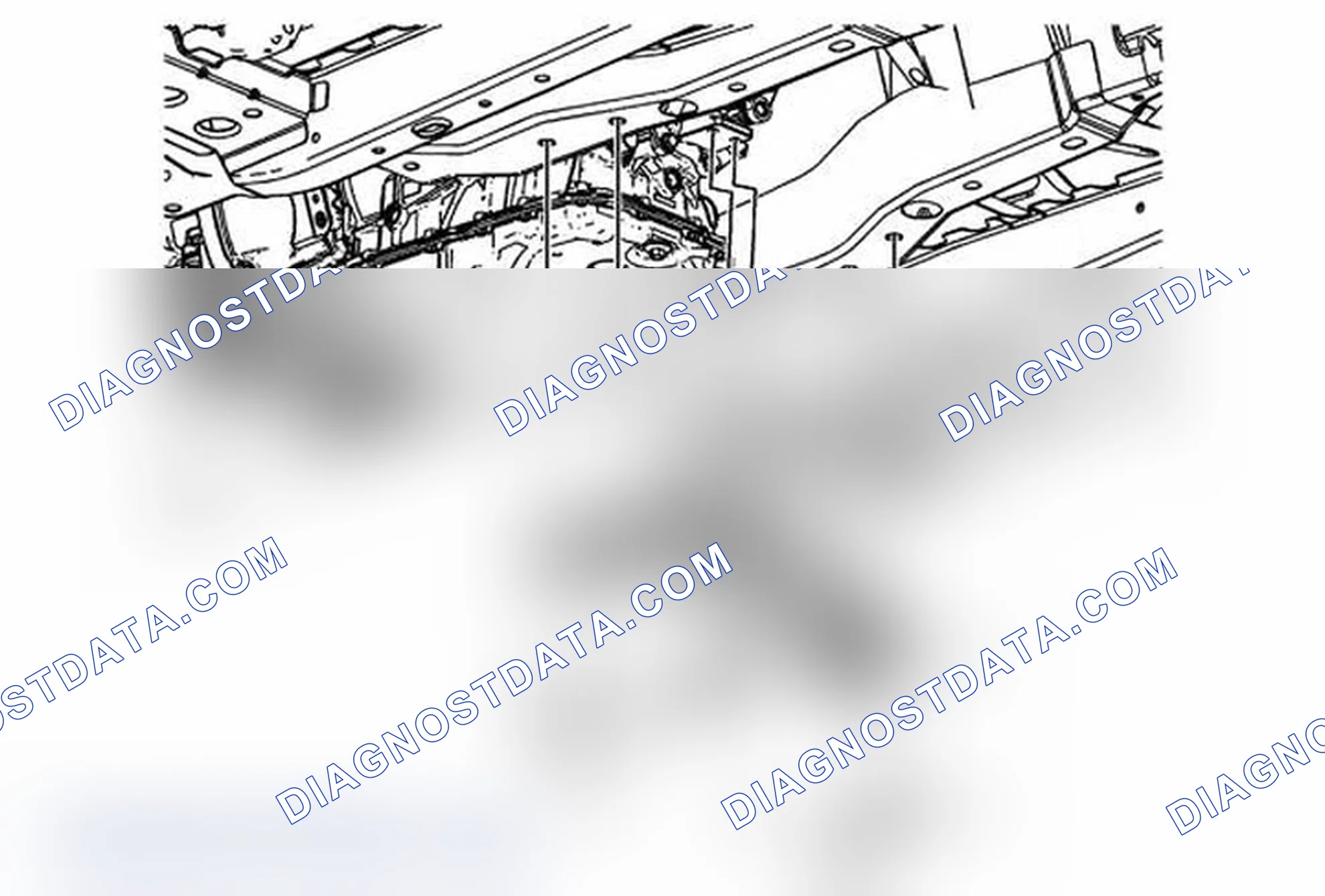 Scheme 12: Transmission Support Replacement (Automatic RWD except CTS-V)