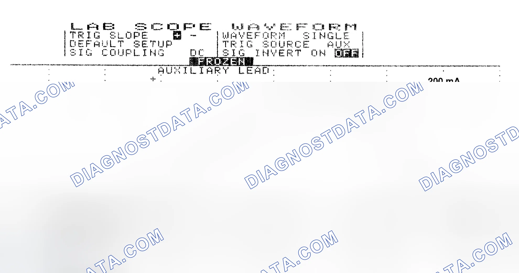 Scheme 13: Single Injector w/Normal Current Flow - Current Pattern