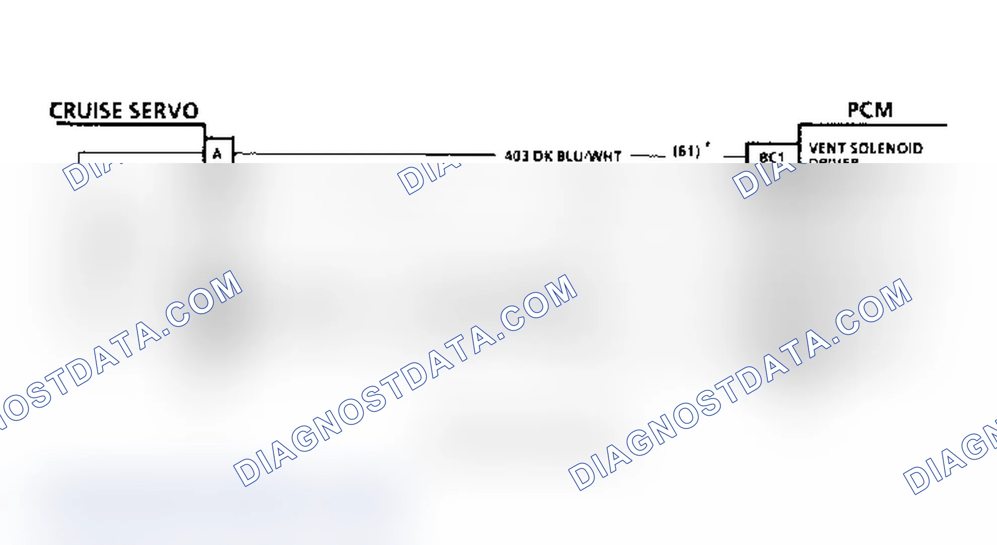 Scheme 325: CODE 61, Schematic, Cruise Vent Solenoid (3.8L)