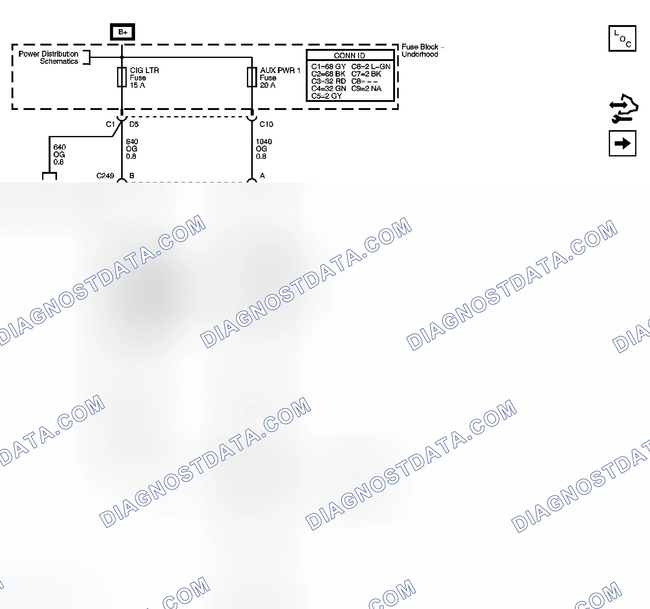 Scheme 1: Cigar Lighter/Power Outlet Schematics
