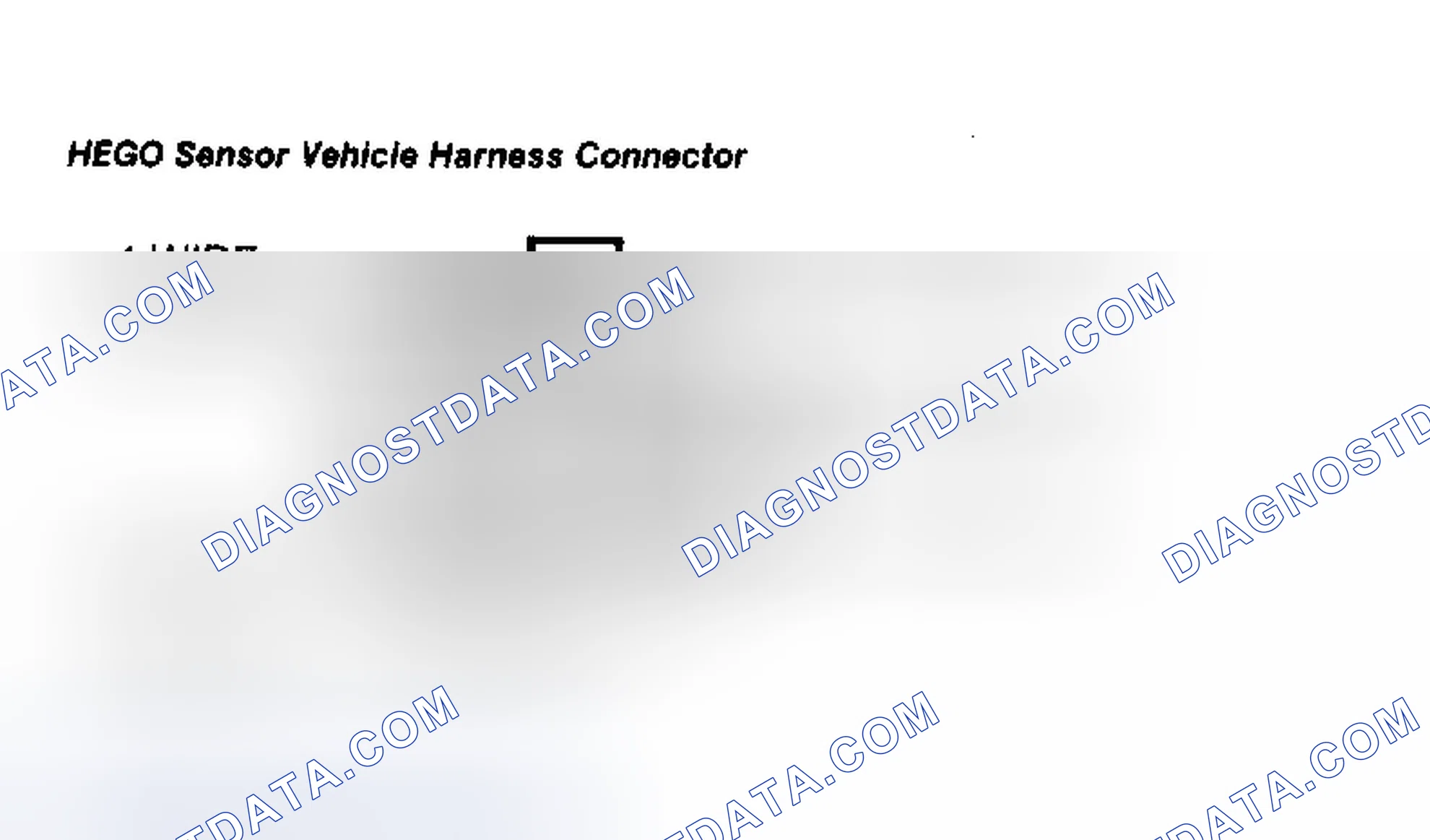 Scheme 64: HEGO Sensor Vehicle Harness Connector