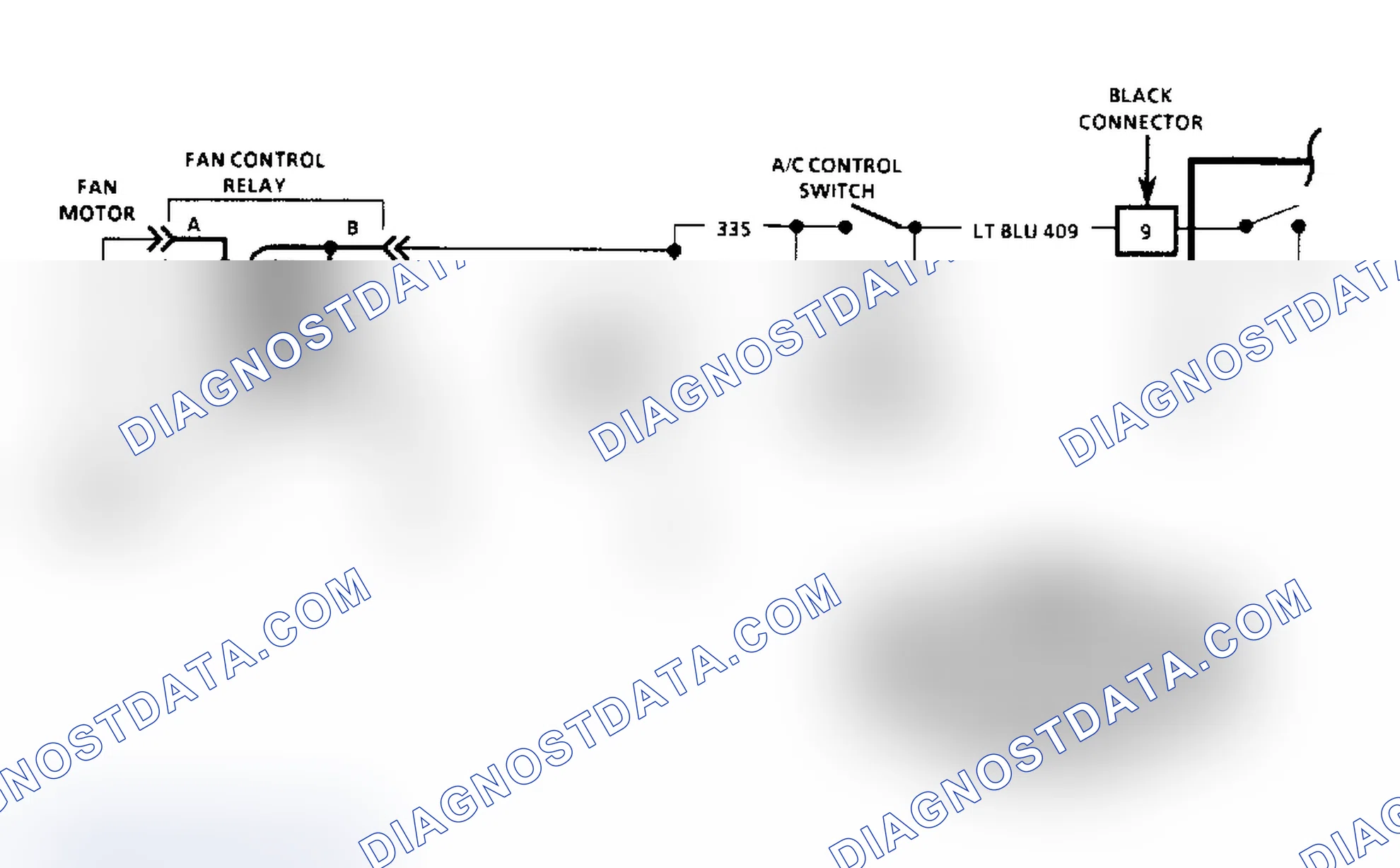 Scheme 152: Chart C12, Engine Cooling Fan (Exc. "N" Body) - Schematic