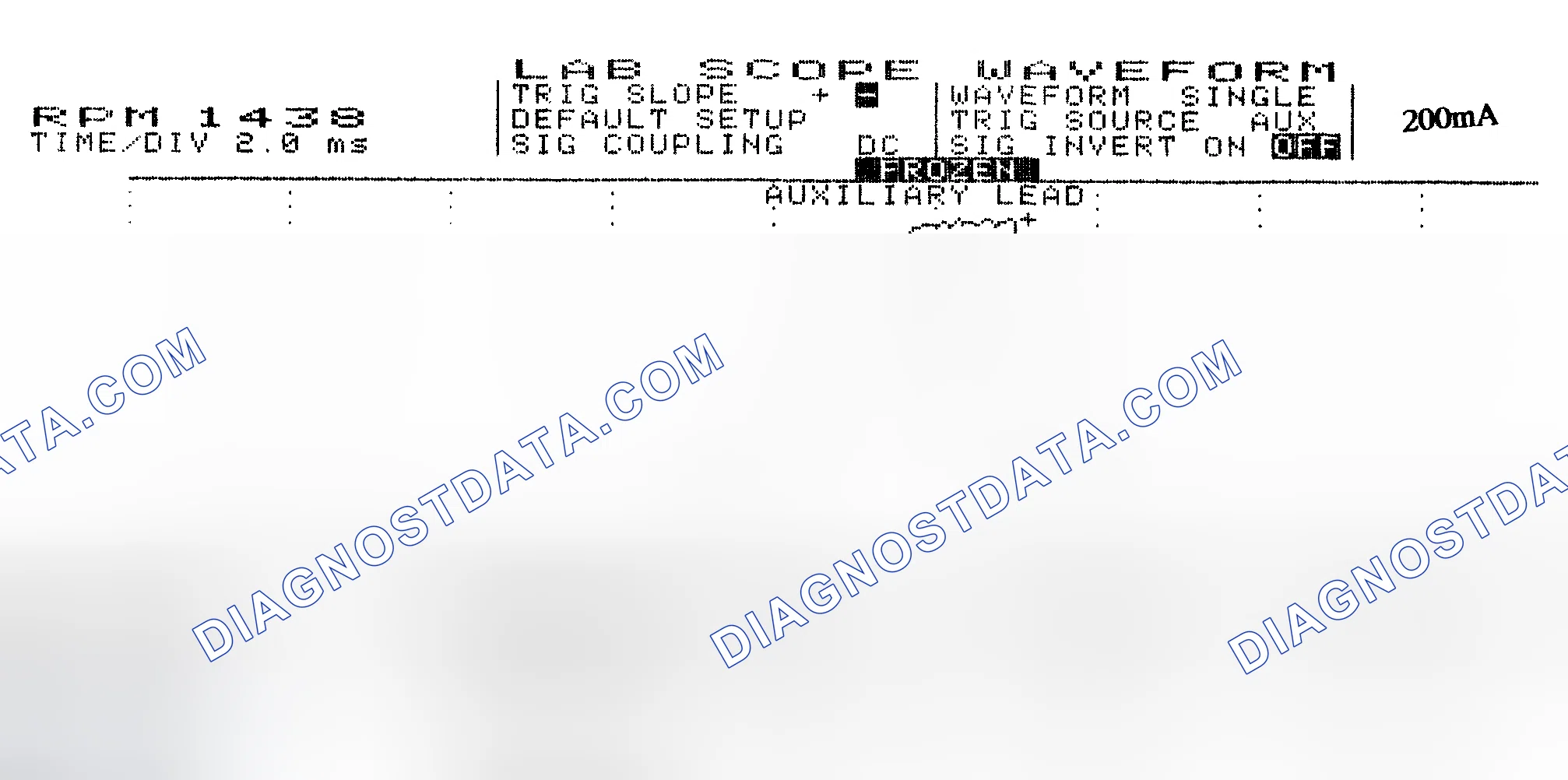 Scheme 15: Single Injector w/Normal Current Flow - Current Pattern