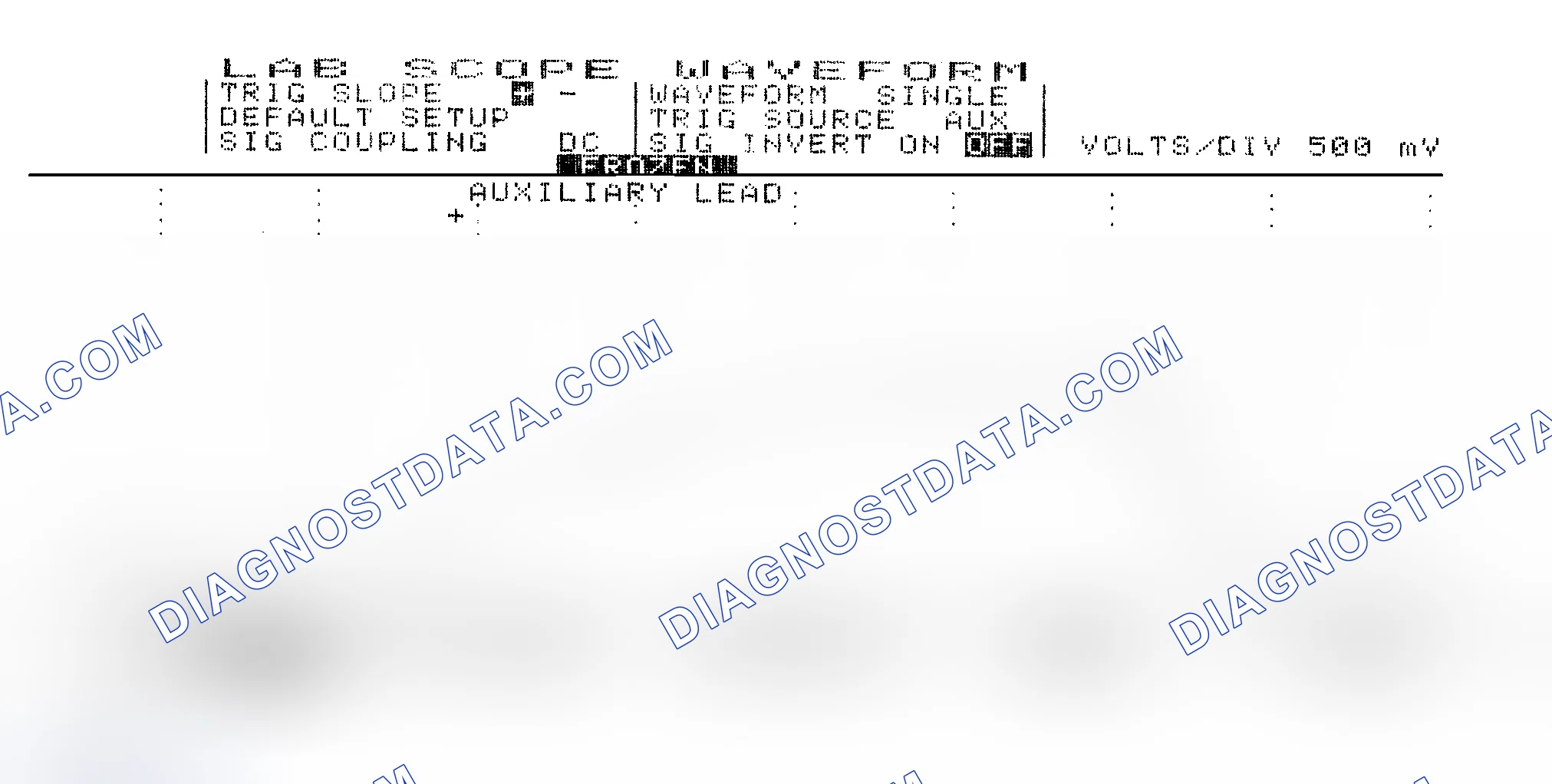 Scheme 14: Single Injector w/Excessive Current Flow - Current Pattern