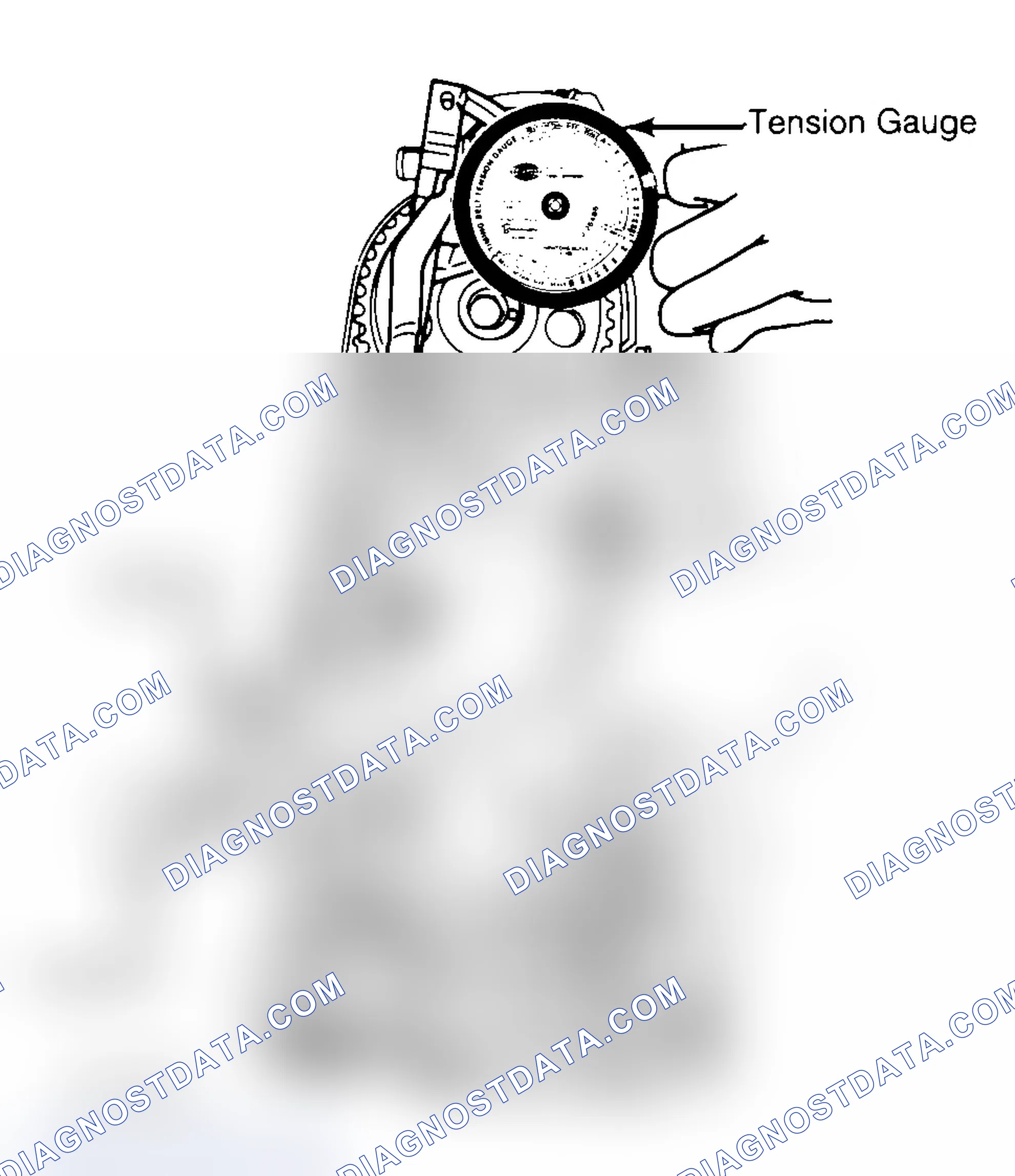 Scheme 28: Adjusting Typical Timing Belt Tension