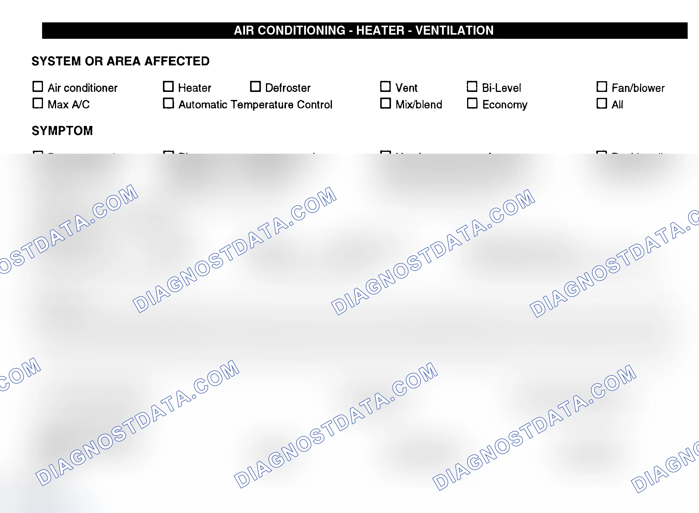Scheme 8: Air Conditioning, Heater & Ventilation