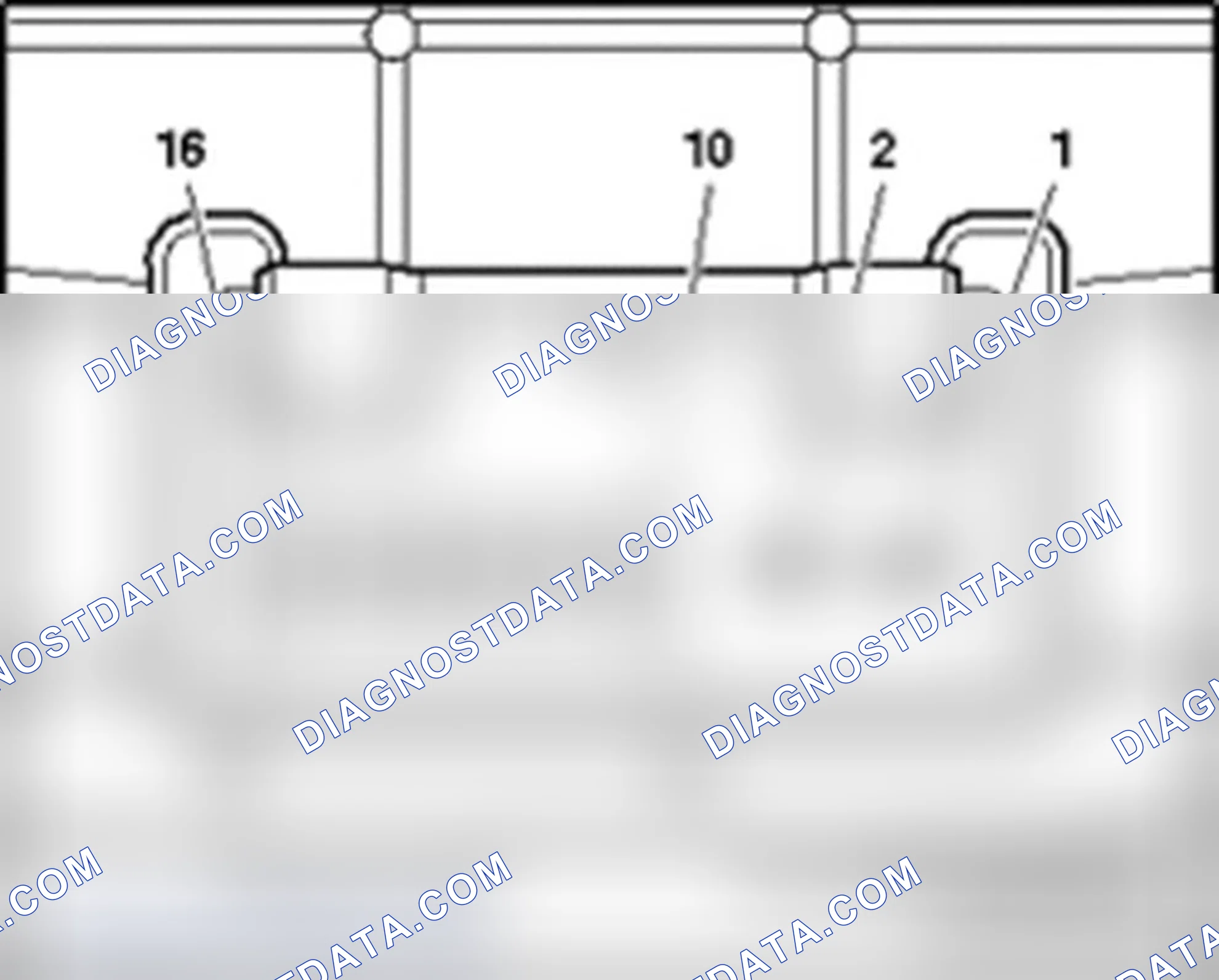 Scheme 290: Steering Column Electronics Systems Control Module J527 , rear multi-pin connector assignments