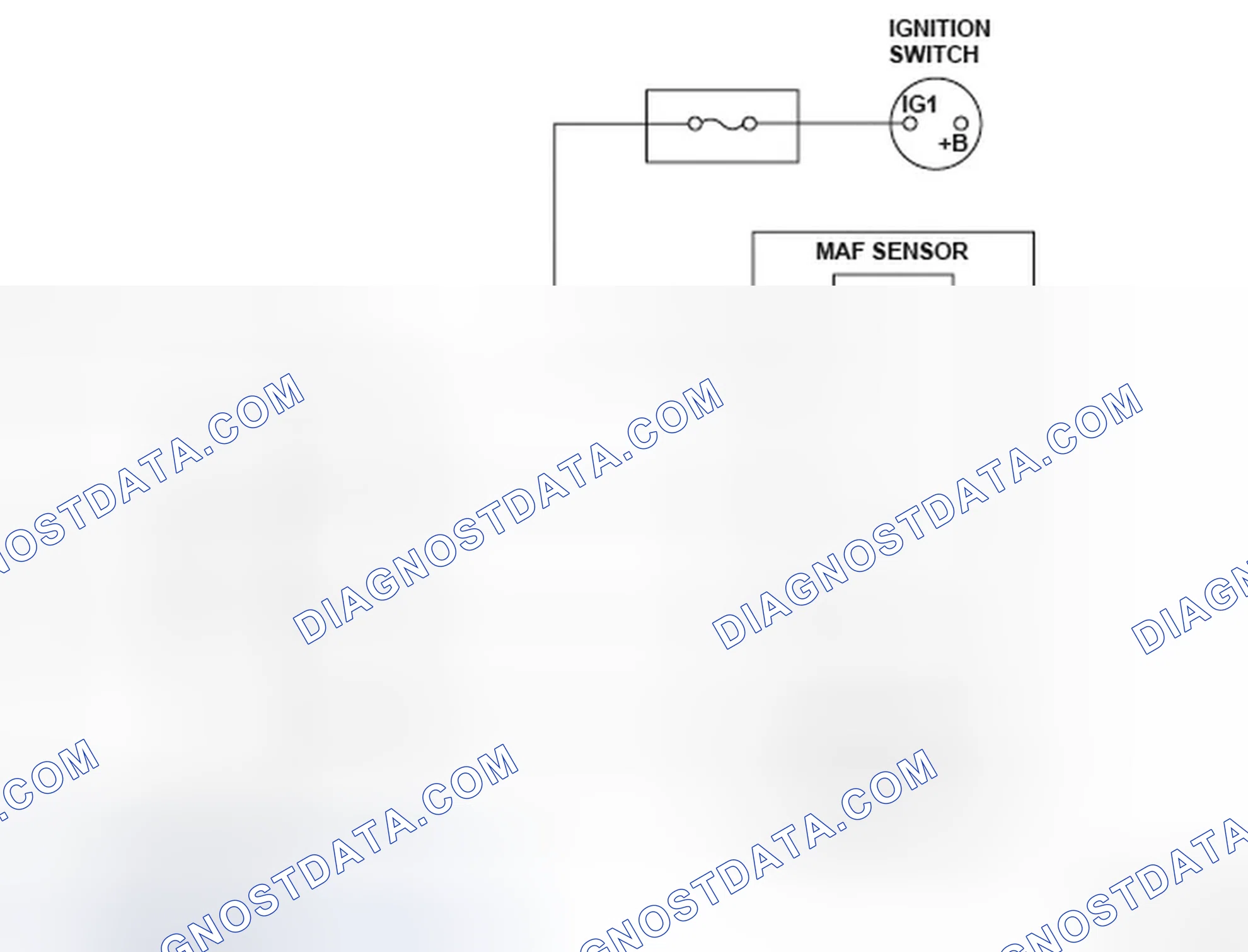 Scheme 214: DTC P0102: Mass Airflow (MAF) Sensor Circuit Low Voltage