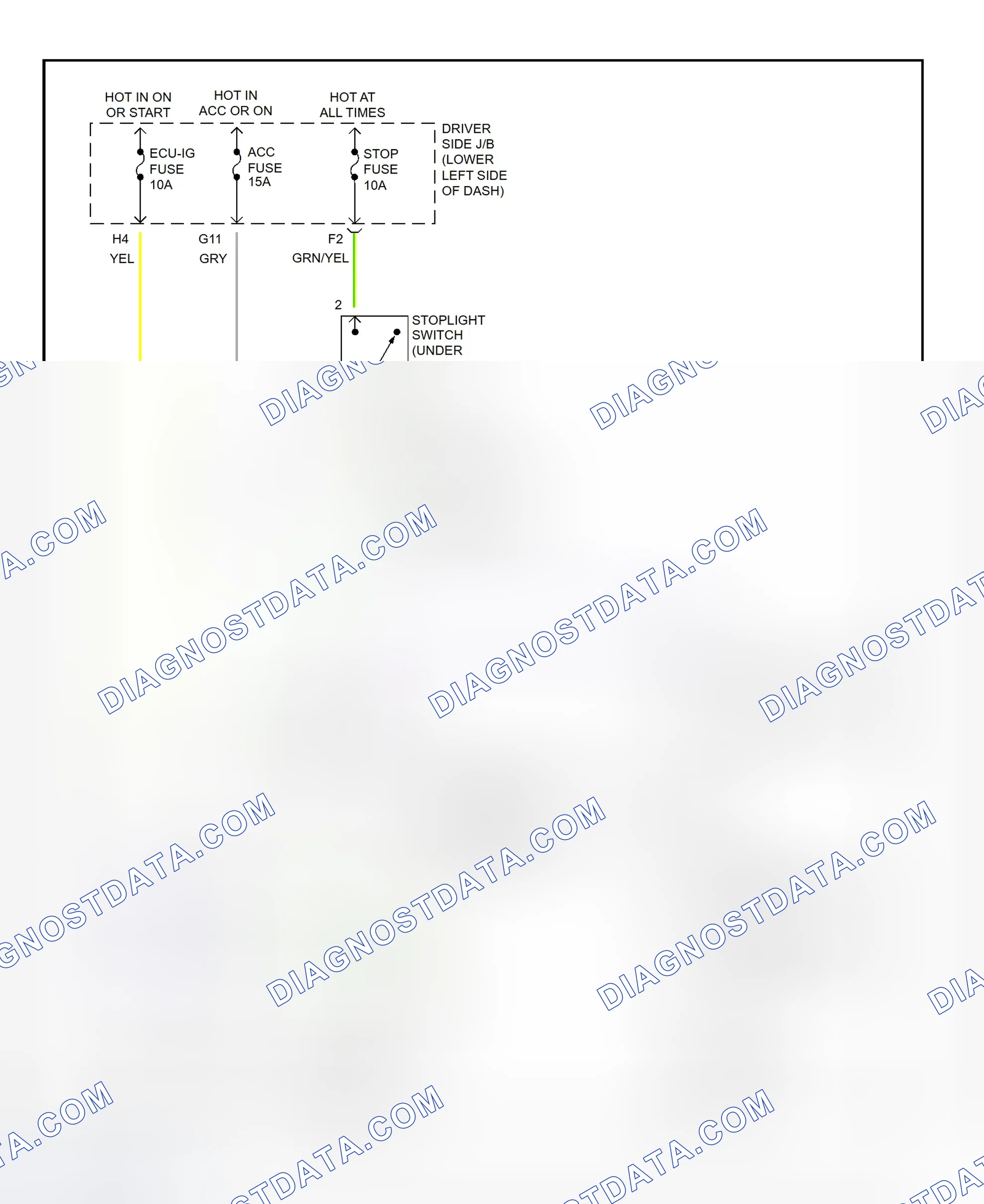 Scheme 306: Shift Interlock System Wiring Diagram (2001 - Toyota 4Runner)