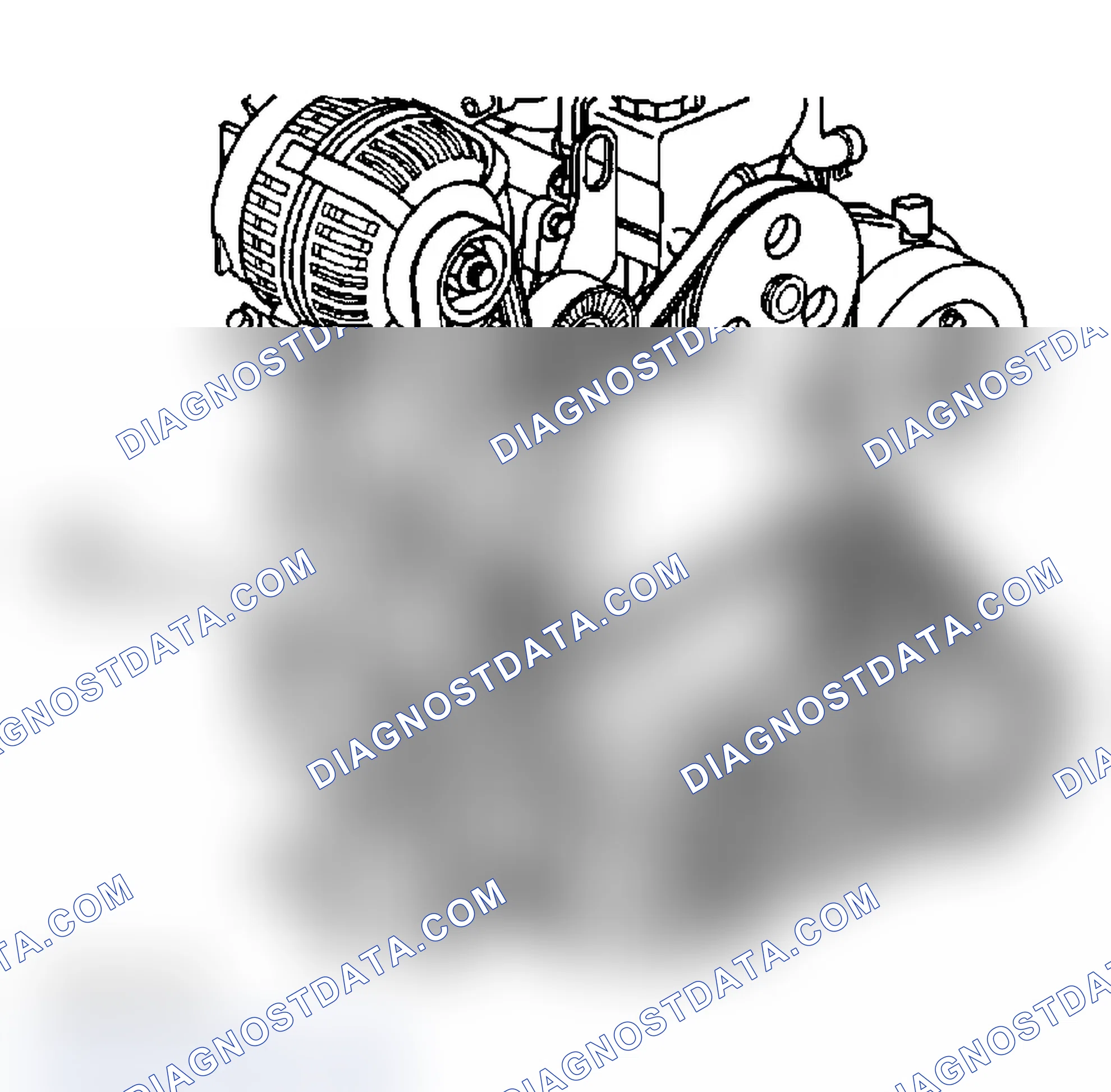 Scheme 14: Serpentine Belt Routing (3.4L "N", "W" & "Z" Bodies, & "A", "B" & "U" Series)