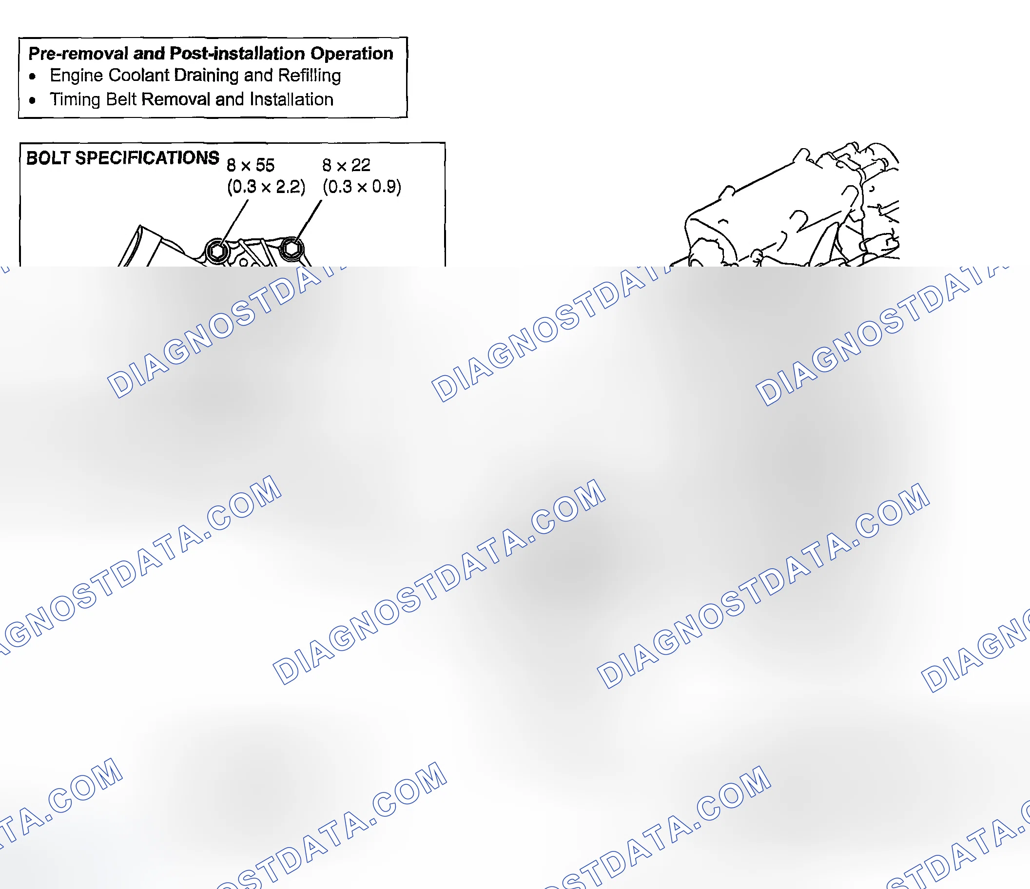 Scheme 27: REMOVAL AND INSTALLATION < 2.4L ENGINE >