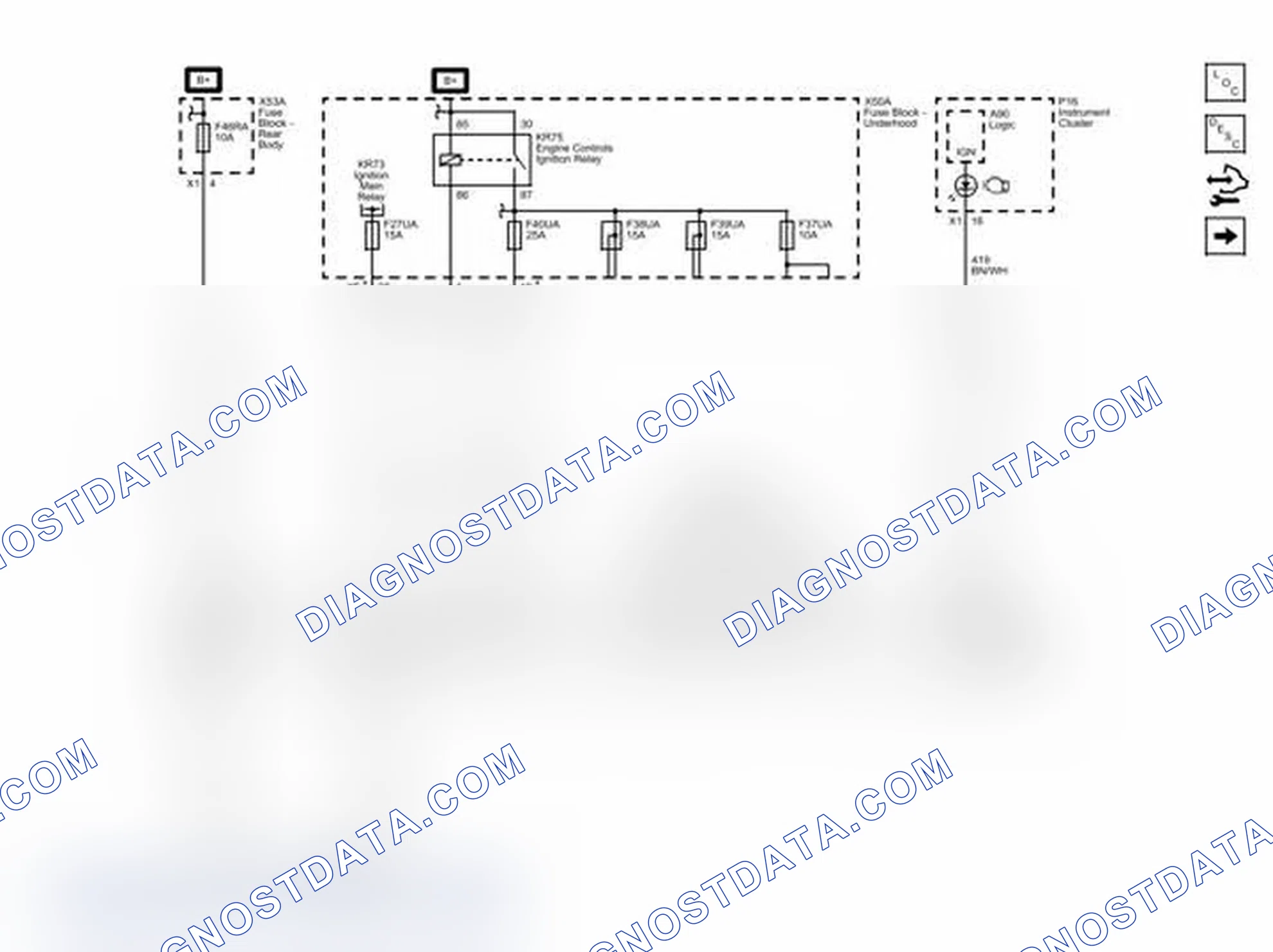 Scheme 134: Module Power, Ground, Serial Data, and MIL