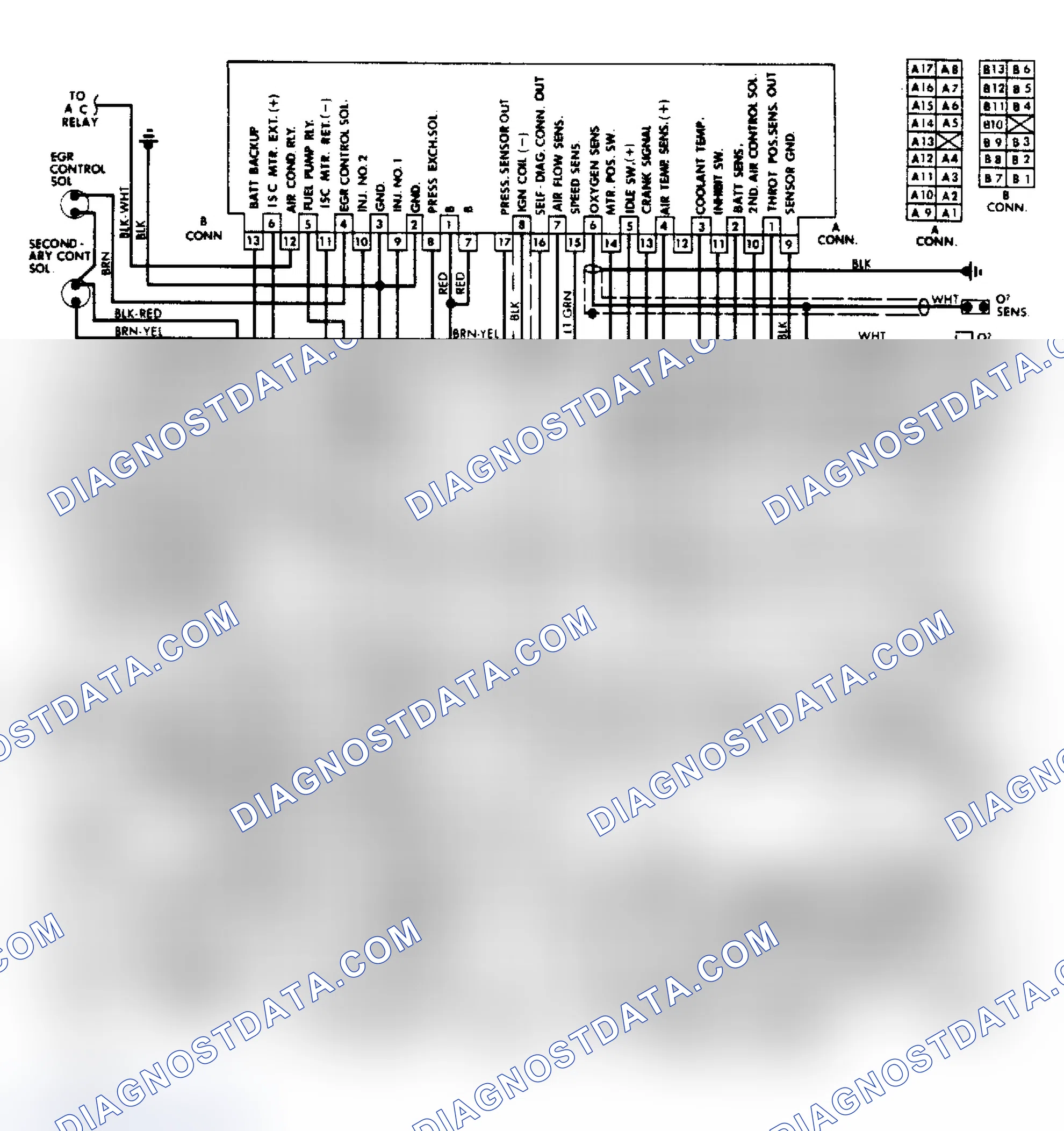Scheme 38: ECI System Wiring Diagram (Mirage)