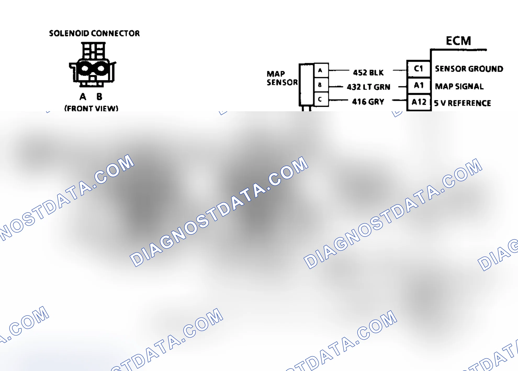 Scheme 45: Code 31: Circuit Diagram MAP Sensor Signal Voltage Low
