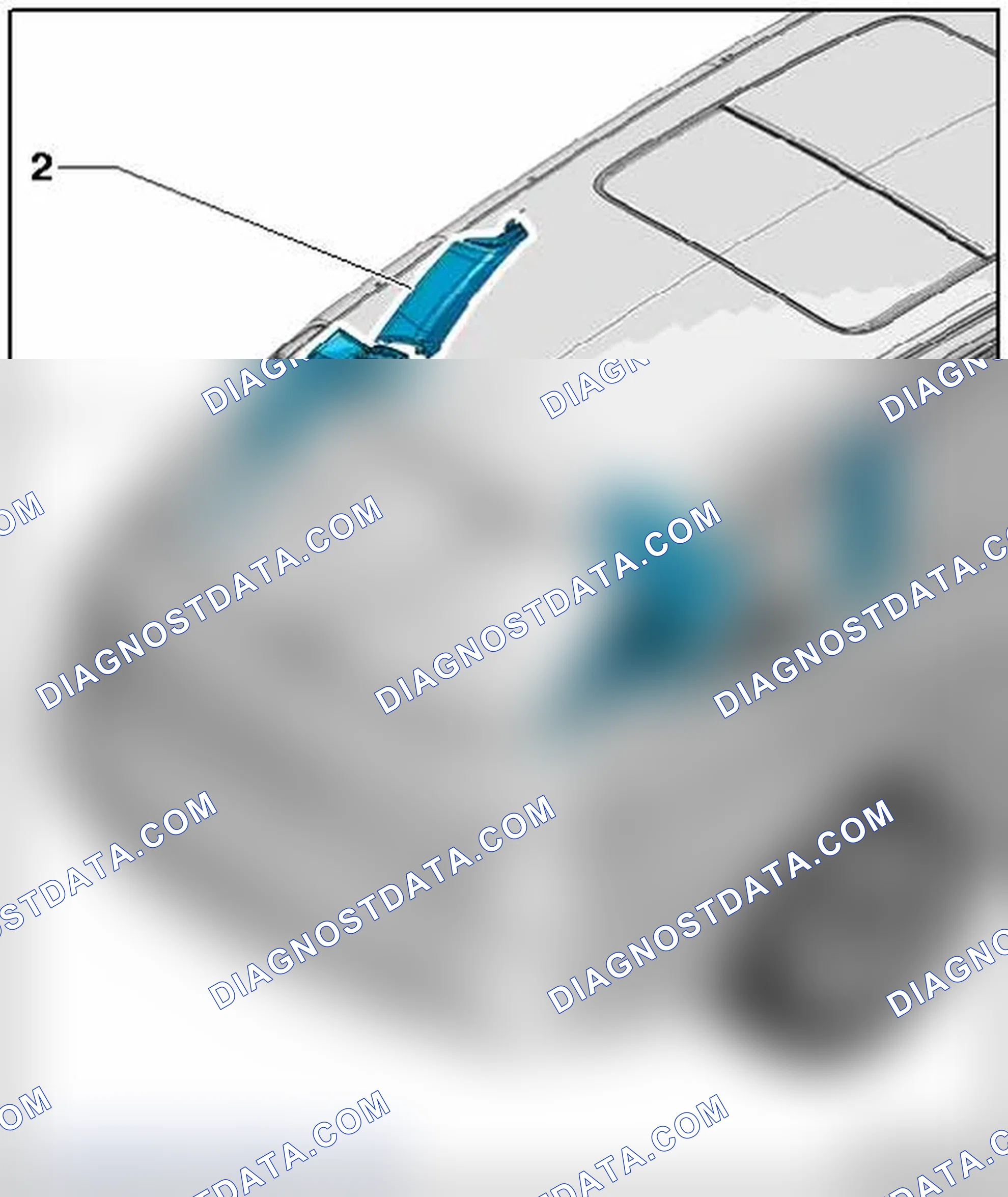 Scheme 158: INTERIOR TRIM OVERVIEW, REAR