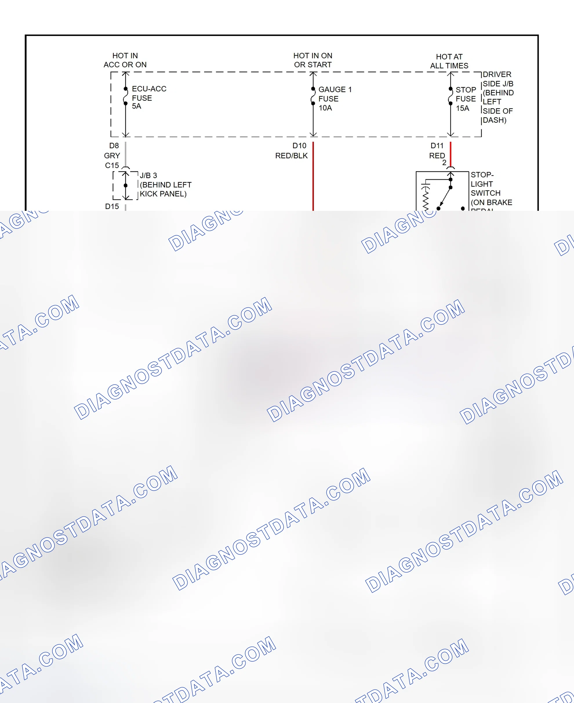 Scheme 369: Shift Interlock System Wiring Diagram (2001 - Toyota Avalon)
