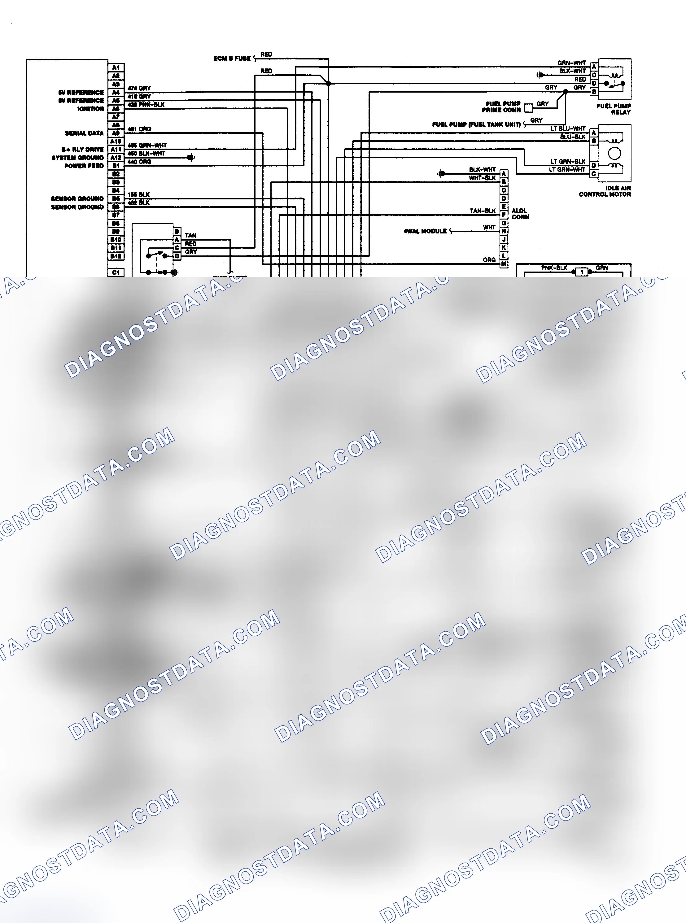 Scheme 4: Wiring Diagram (Syclone 4.3L Turbo)