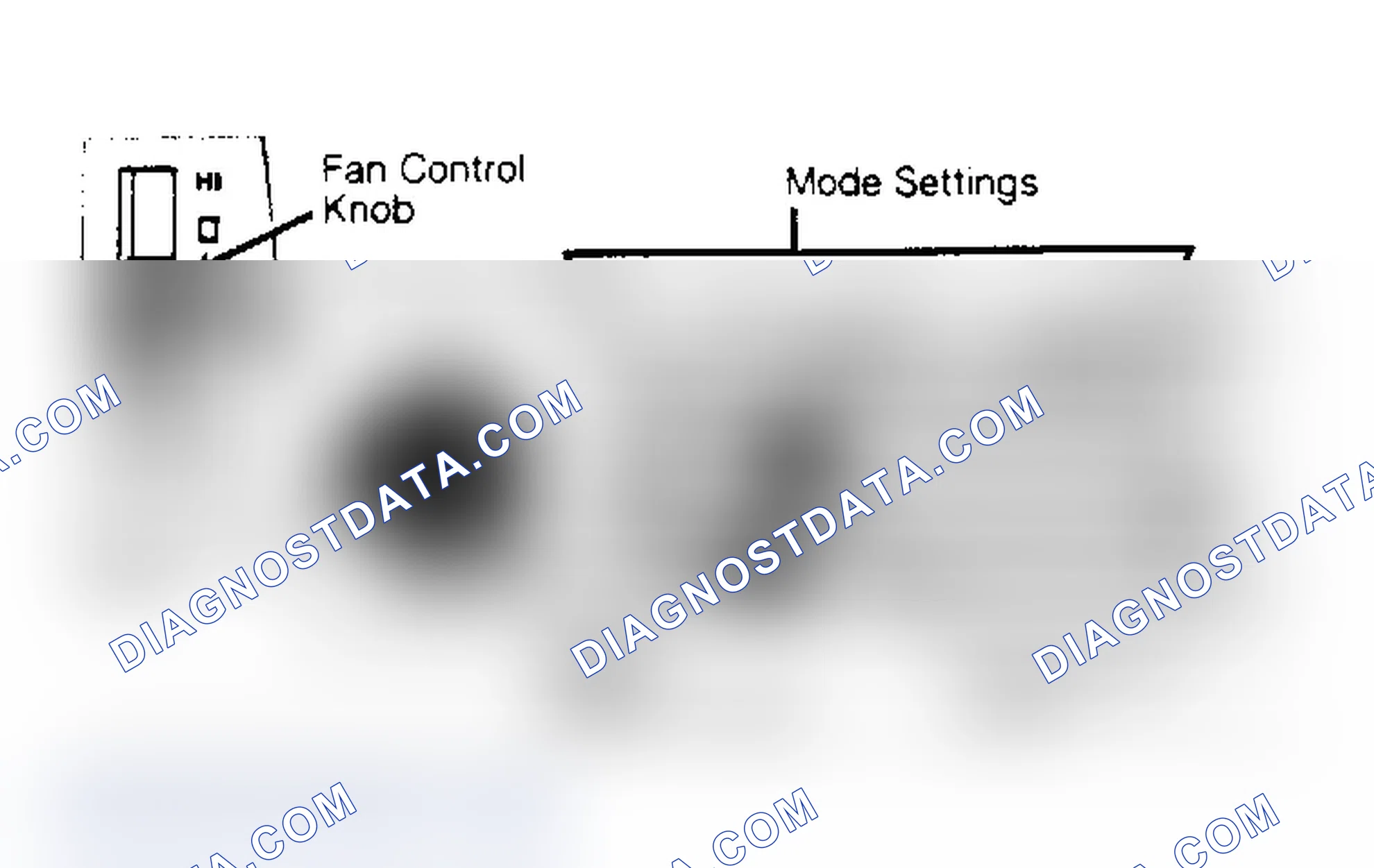 Scheme 1: General Motors Manual A/C Control Panel Blower fan control design varies between models.